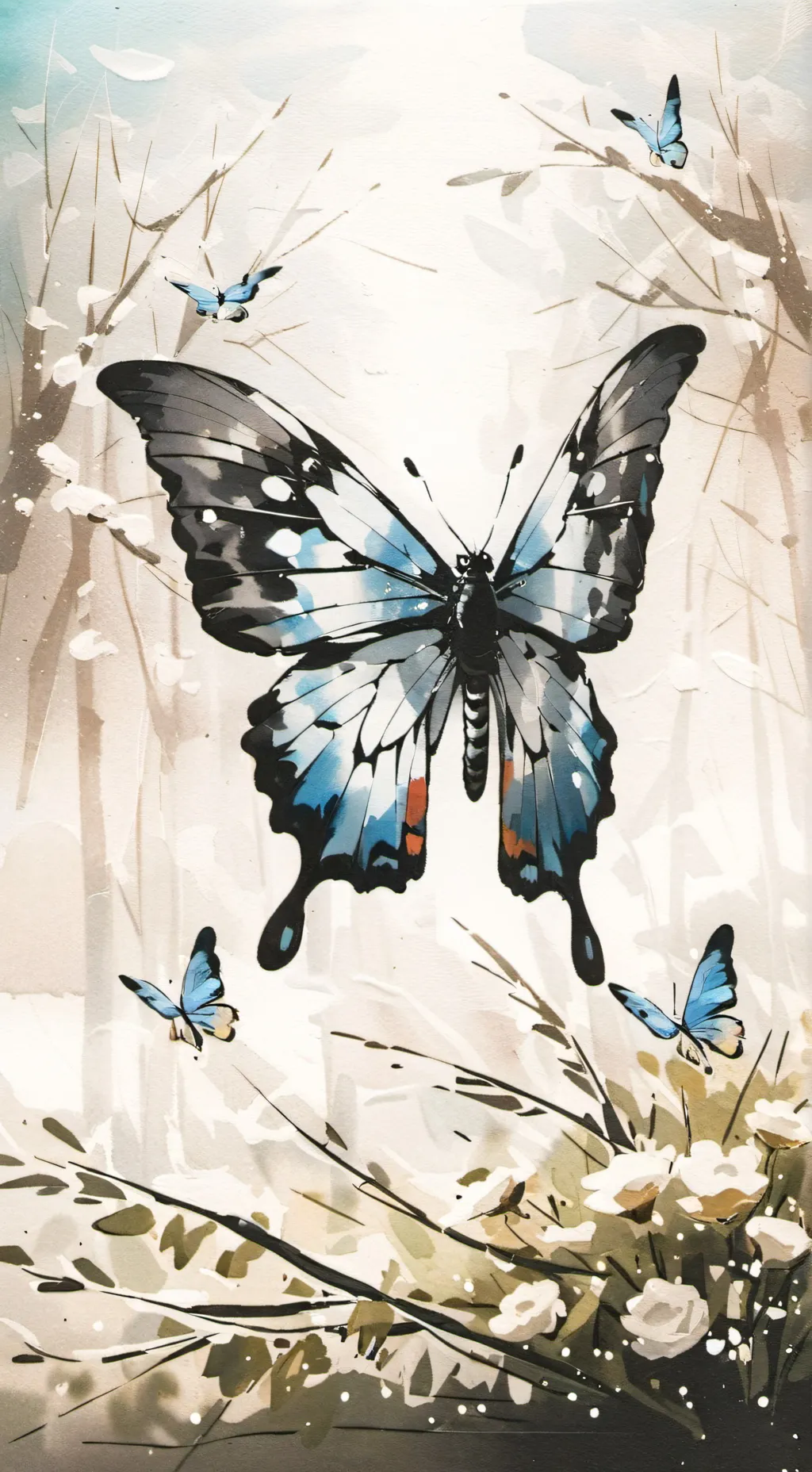 ai character: toxic flutter background