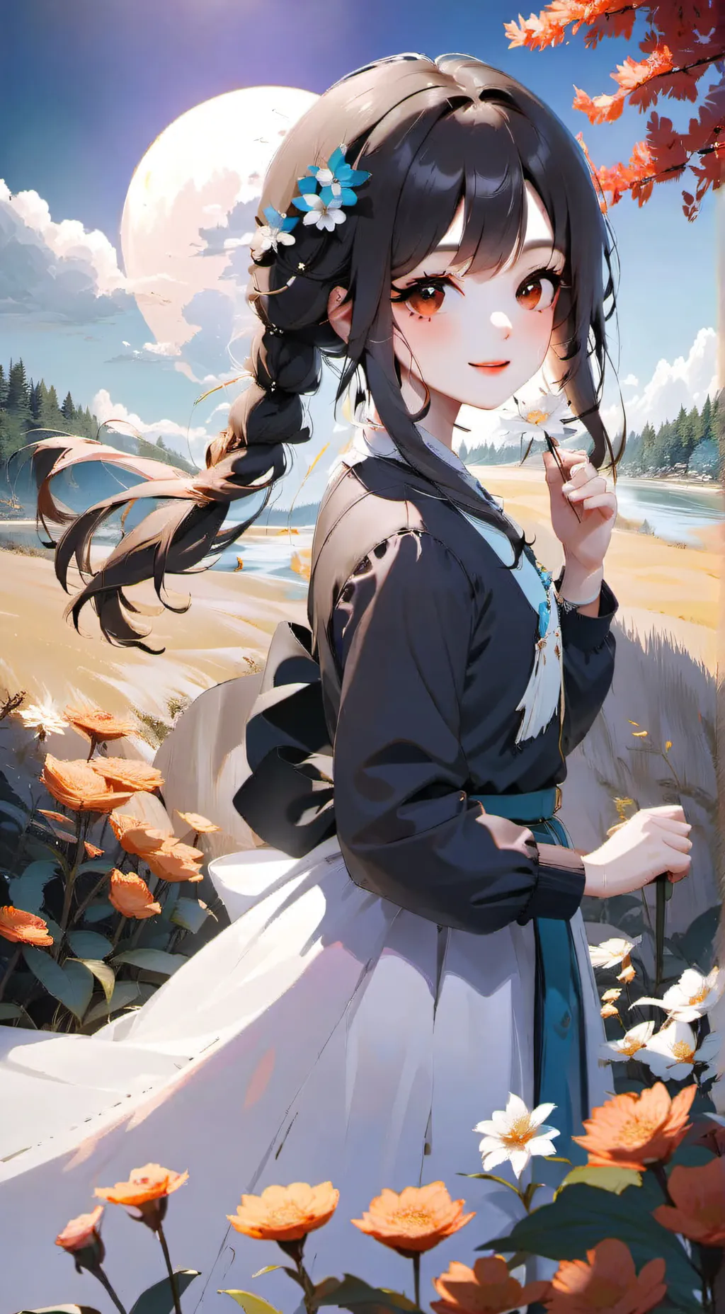 ai character: SKZ School background