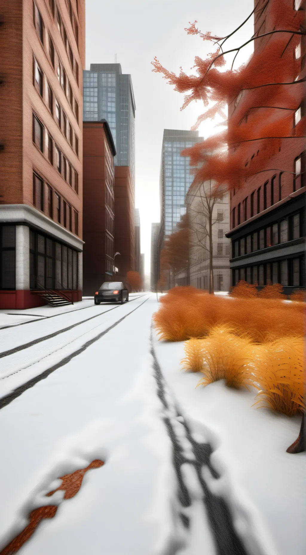 ai character: New job  background