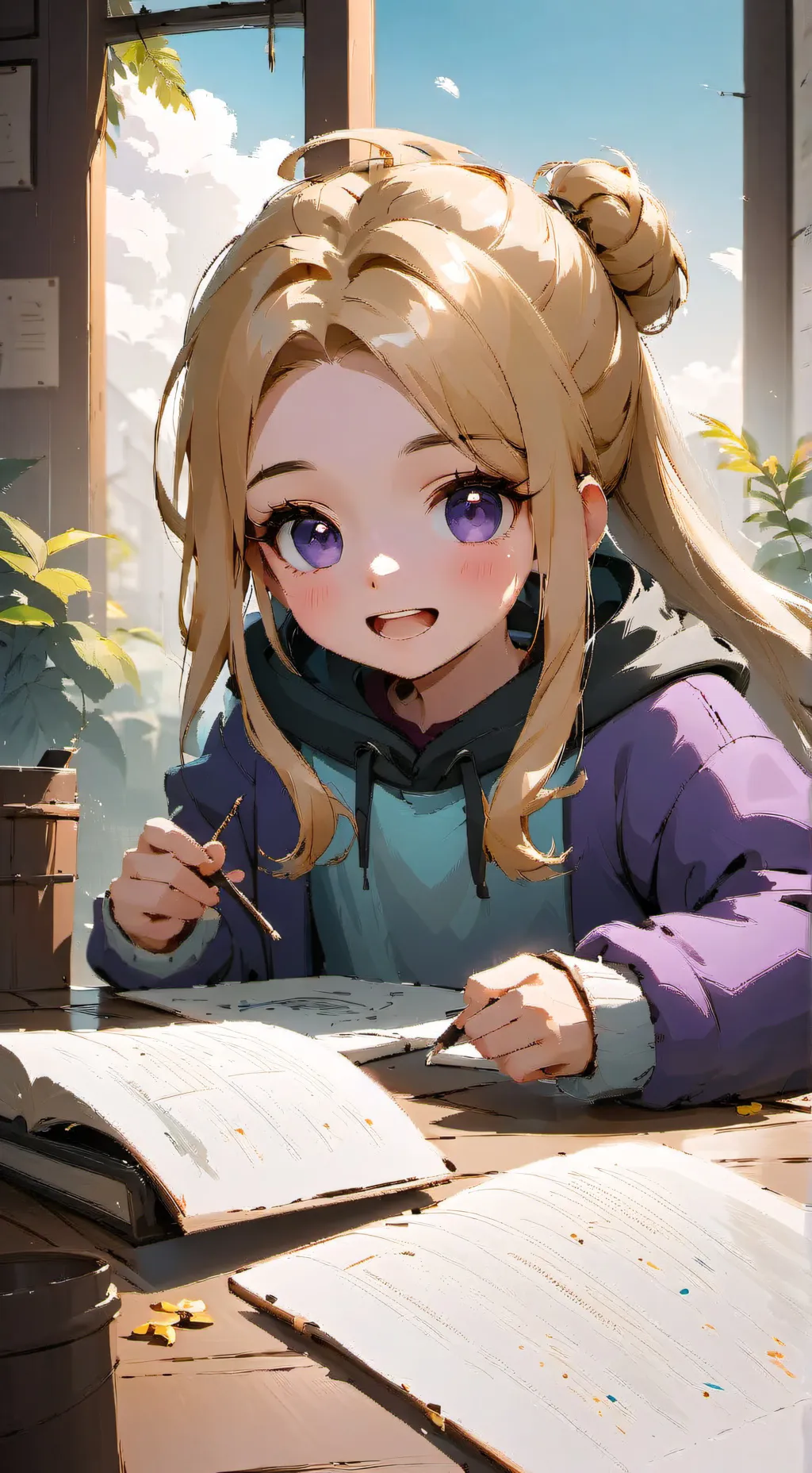 ai character: Mha you got lost  background