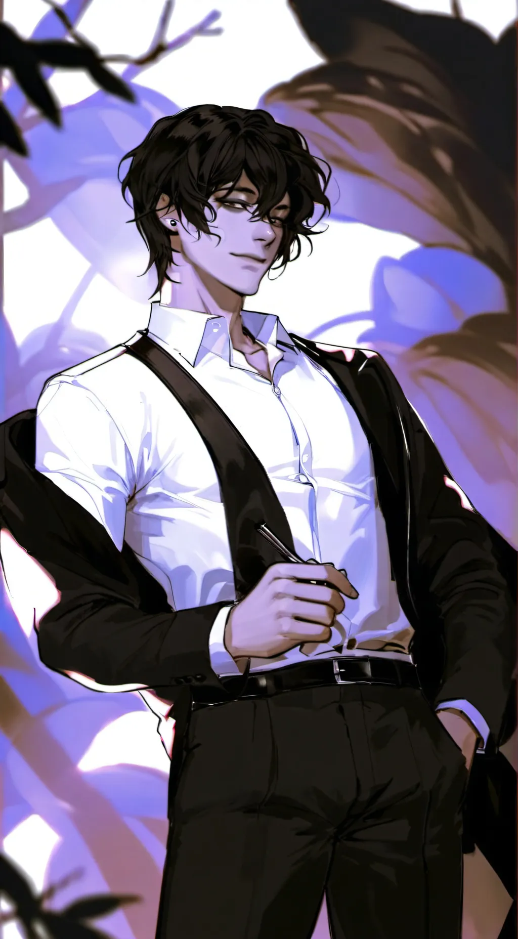 ai character: The Enigmatic Ente background