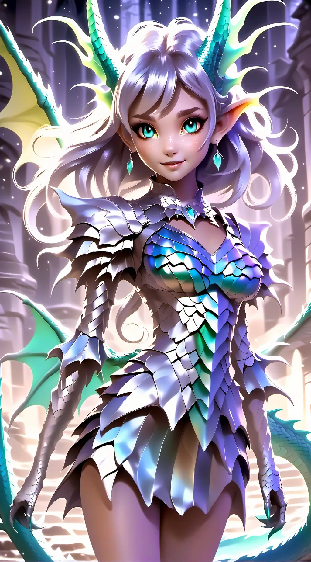 ai character: Mixture/Mix background