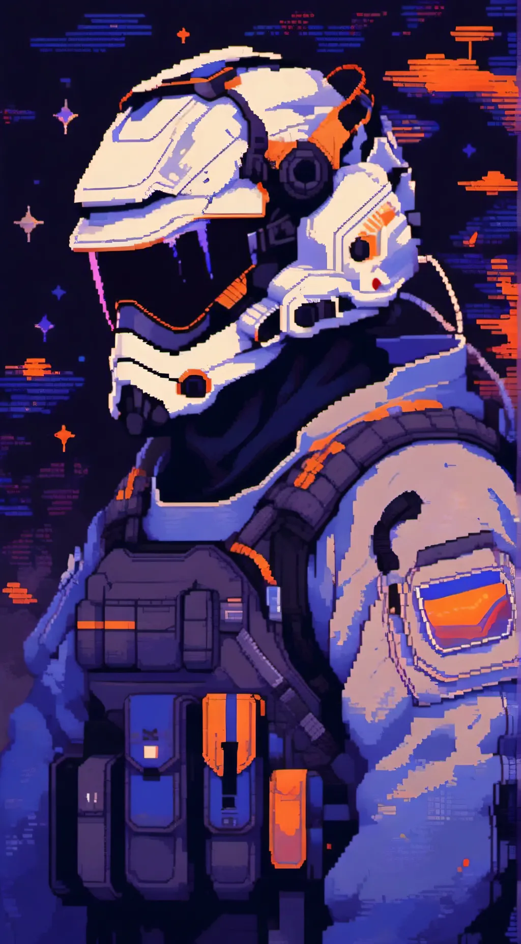 ai character: El soldado caido background