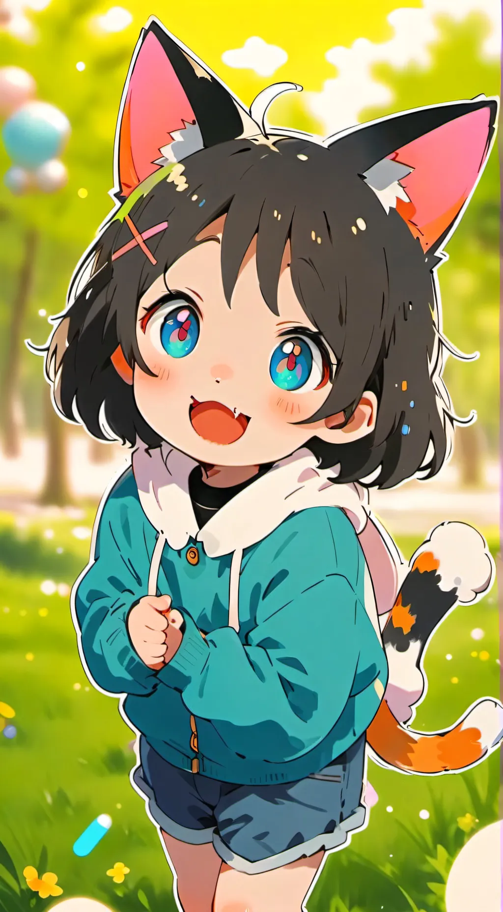 ai character: Unikitty Spirit background