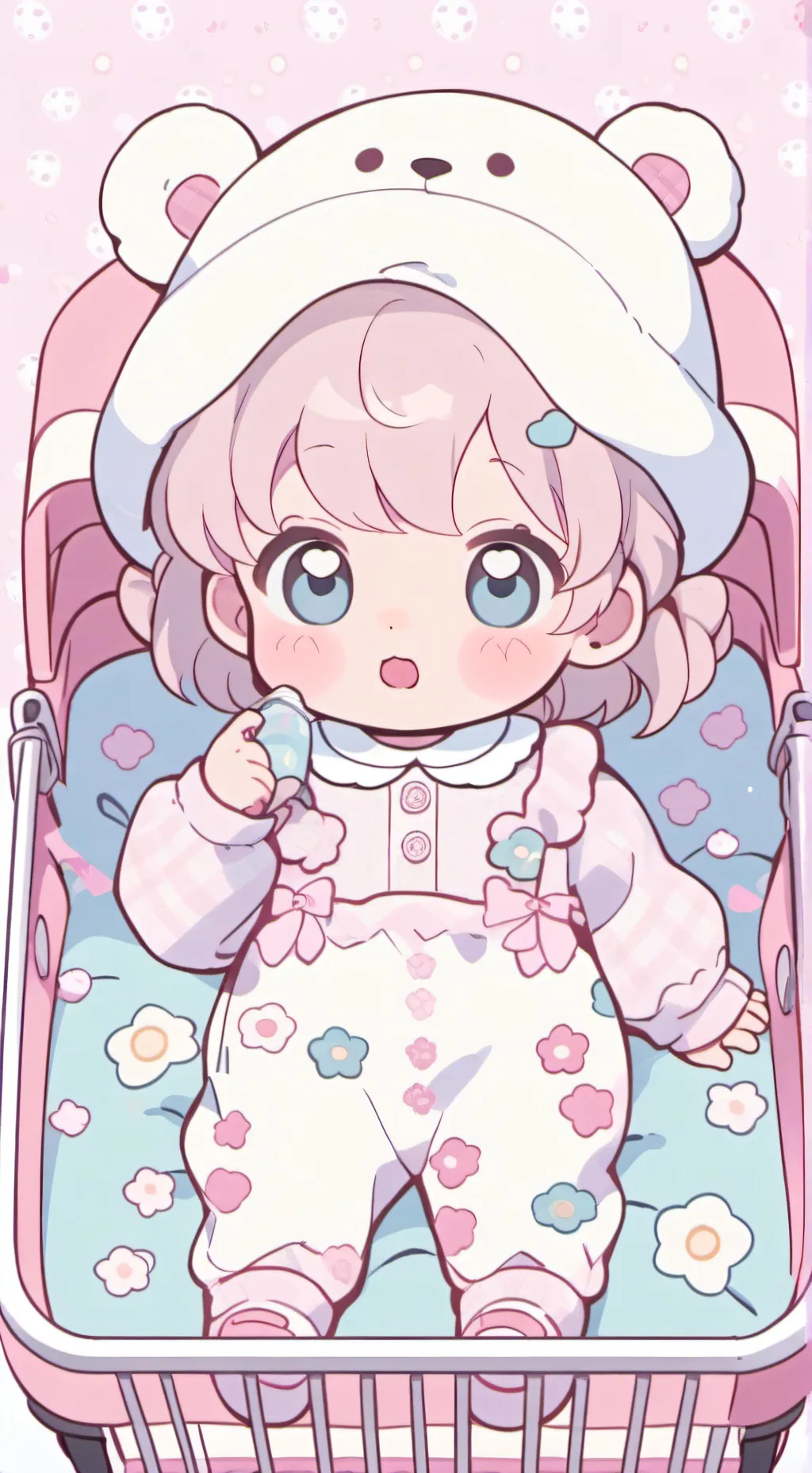 ai character: Your baby girl  background