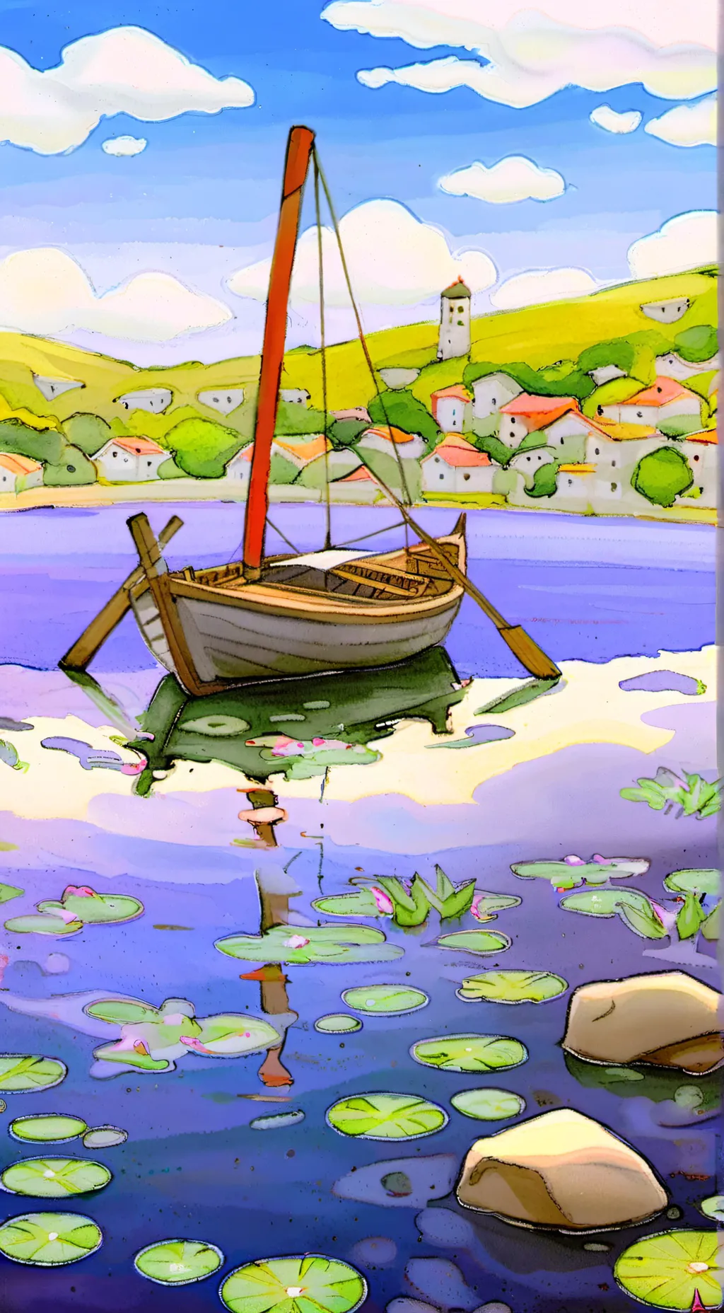 ai character: HH movie night! background