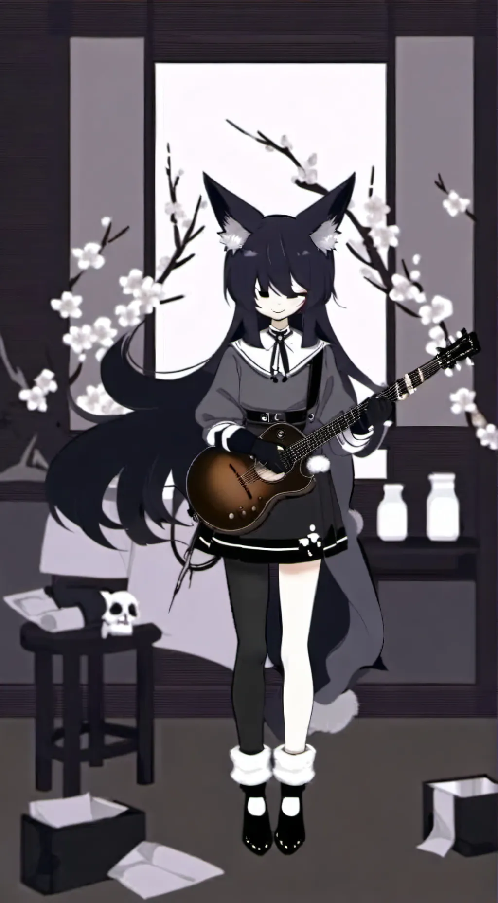 ai character: Мисс Цирк  background