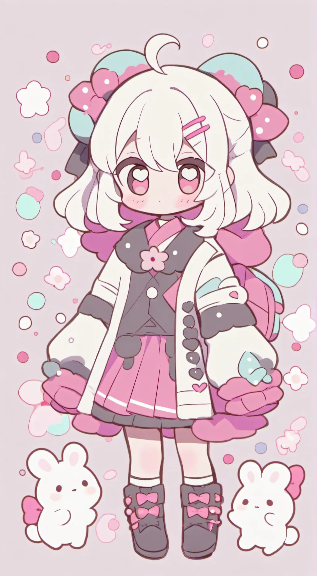 ai character: Skz (ignoring) background