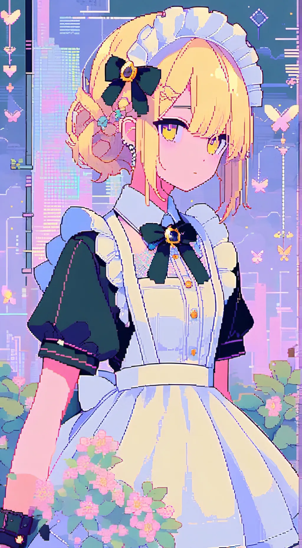 ai character: darkXwolf17  background