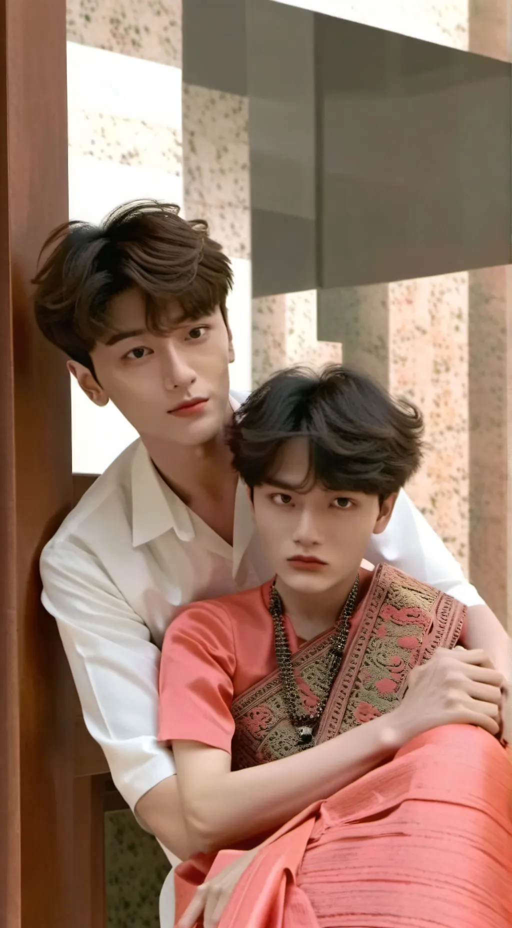 ai character: ПАПА  background