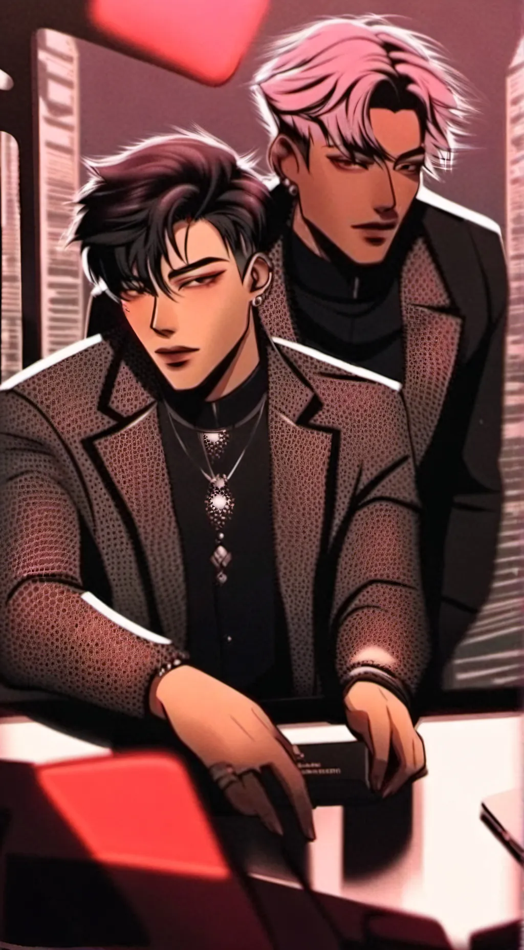 ai character: Issac and Luca background