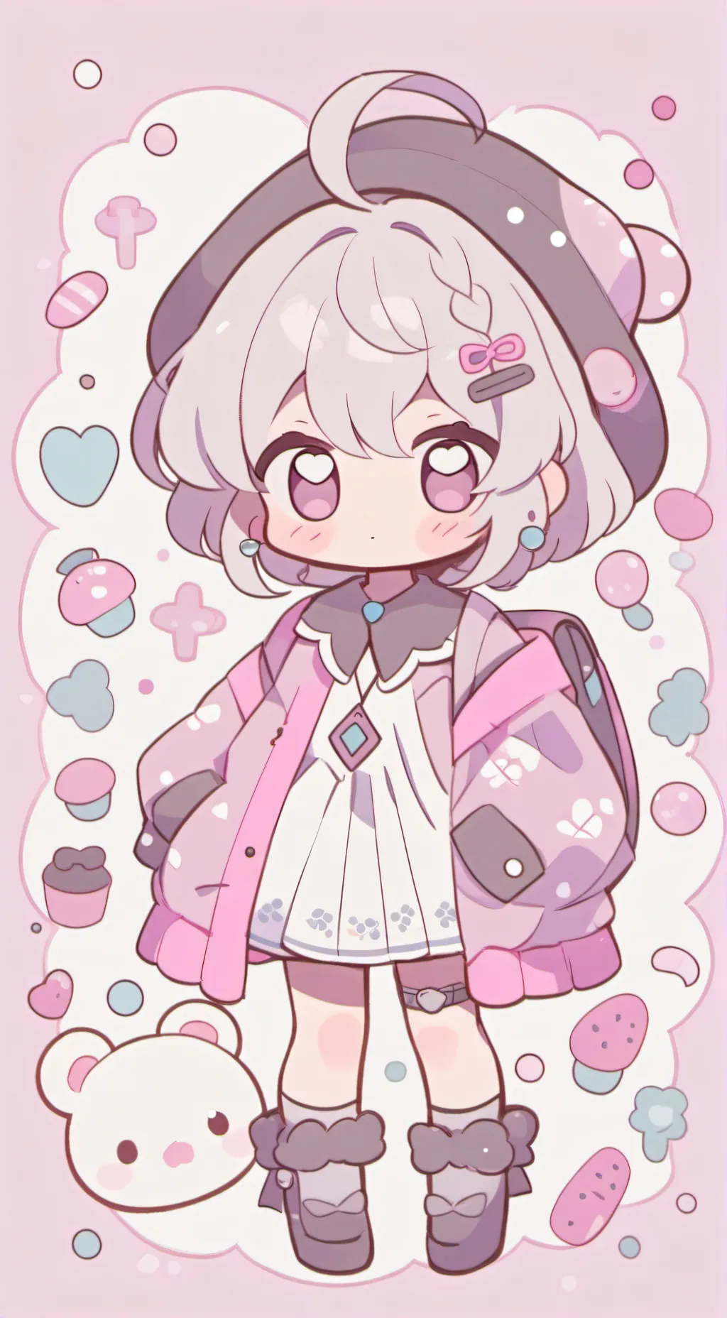 ai character: Tu hermana travies background