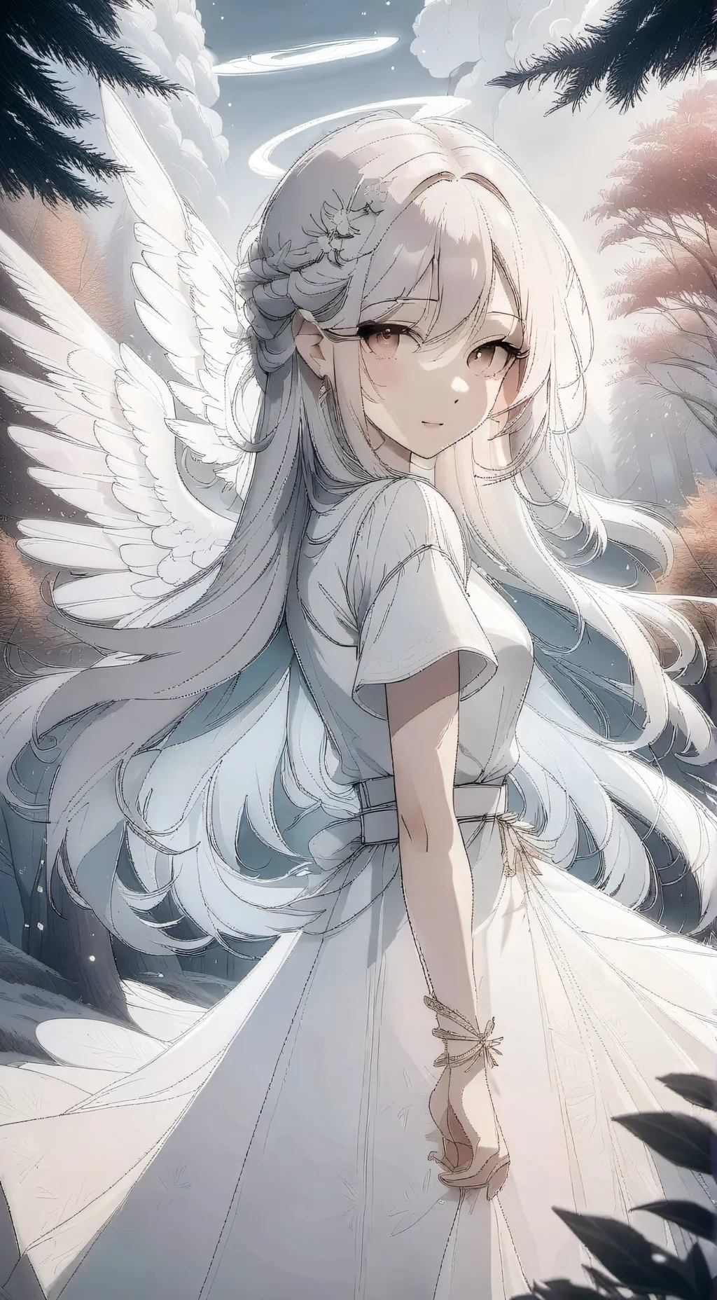 ai character: Angel Shia background