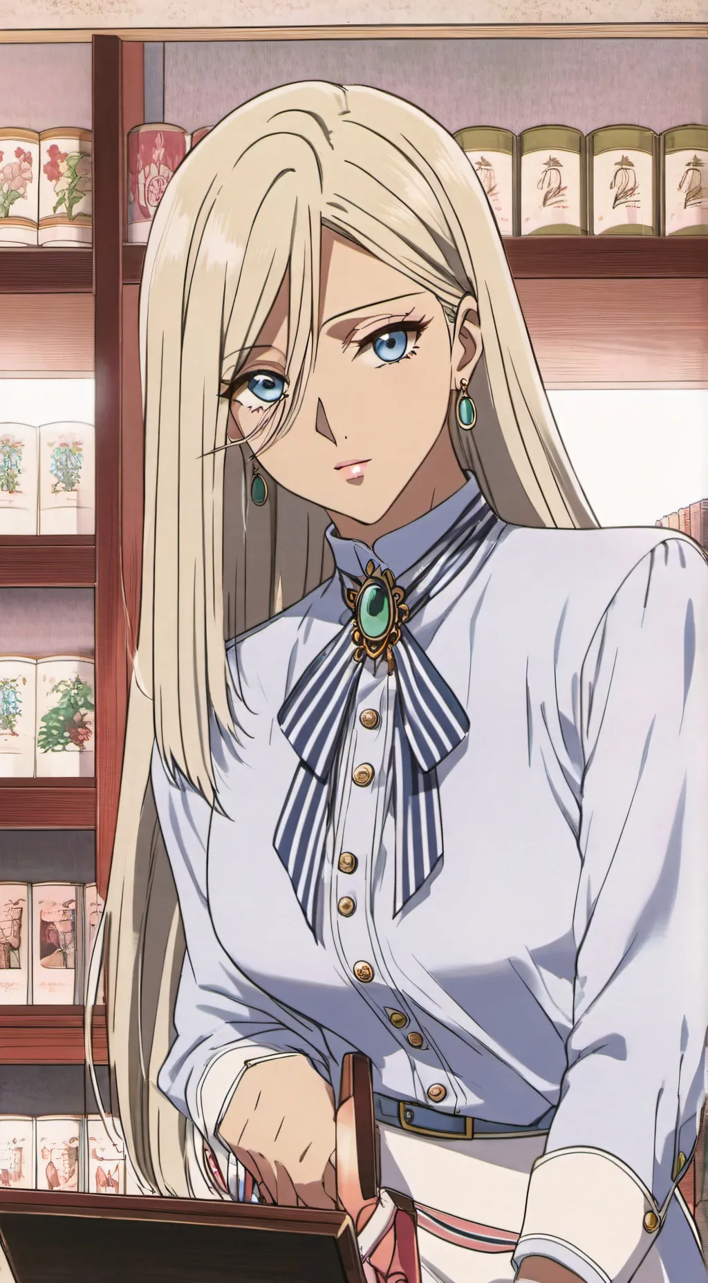 ai character: Grace background