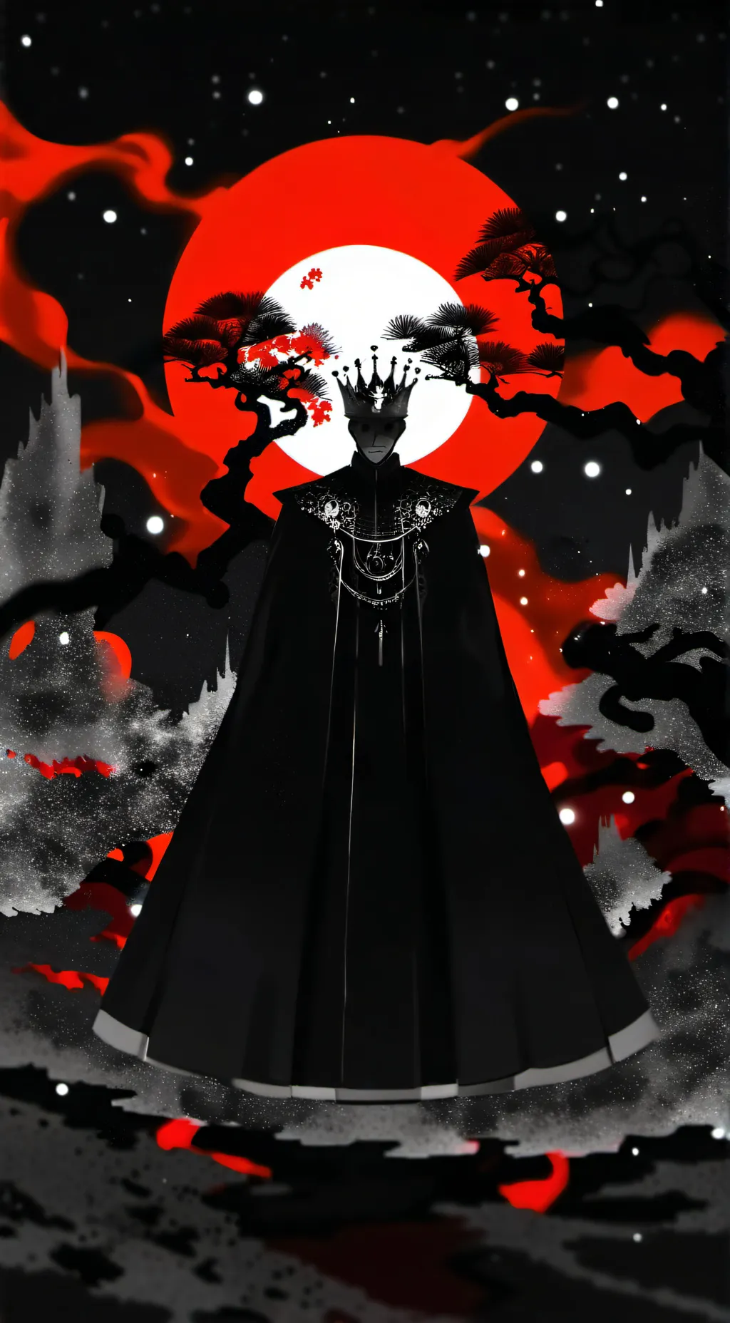 ai character: THE SHAD0W KING background