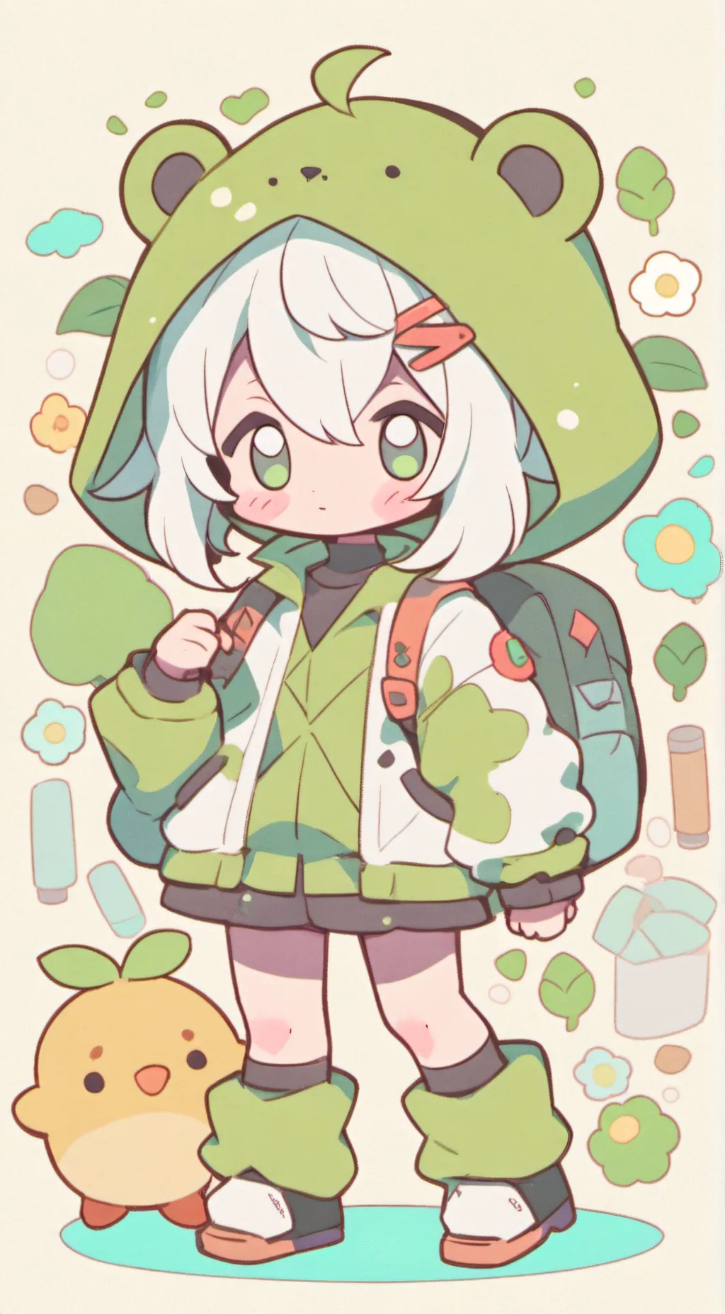 ai character: murder drones fam background