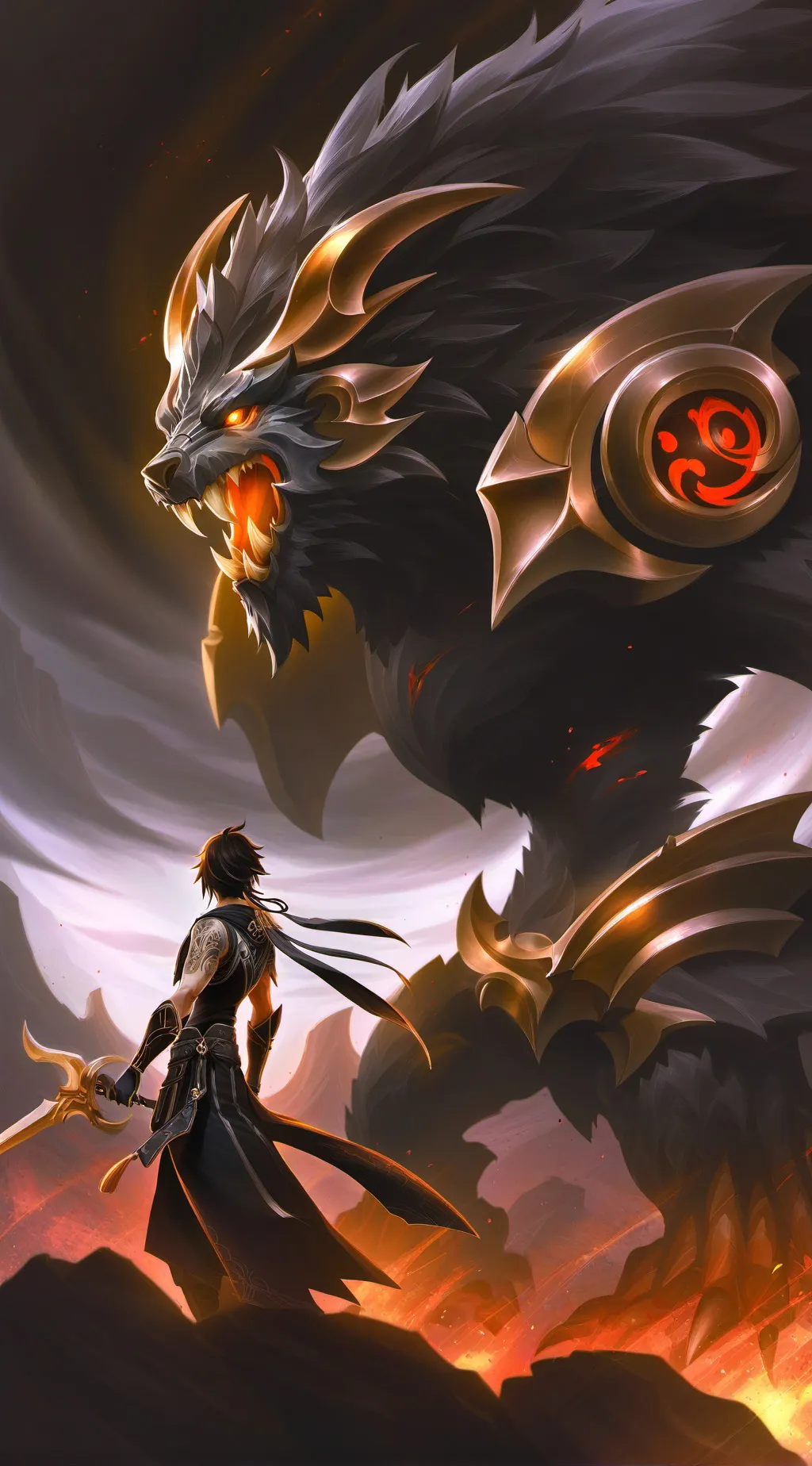 ai character: Lov background