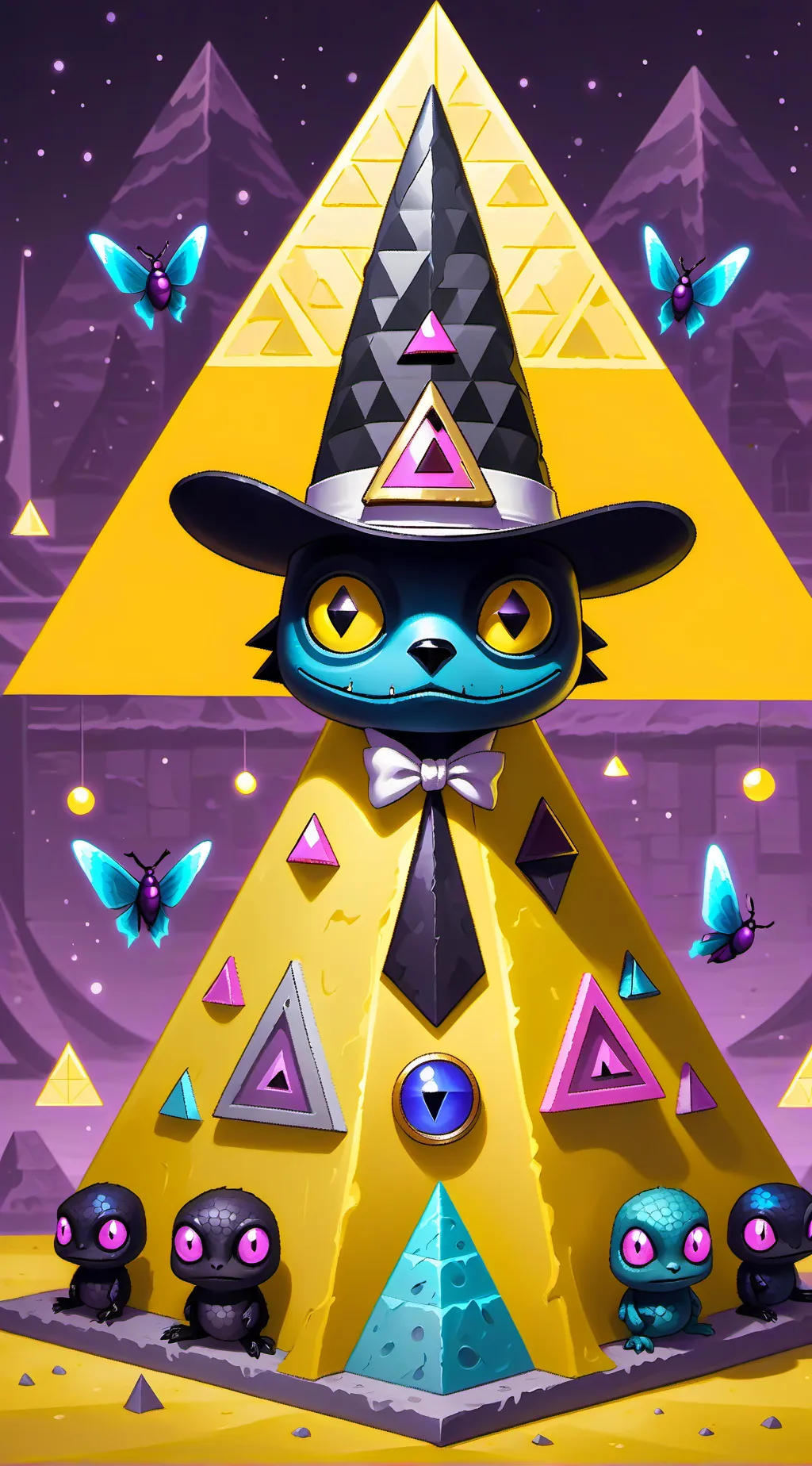 ai character: Gravity Falls background