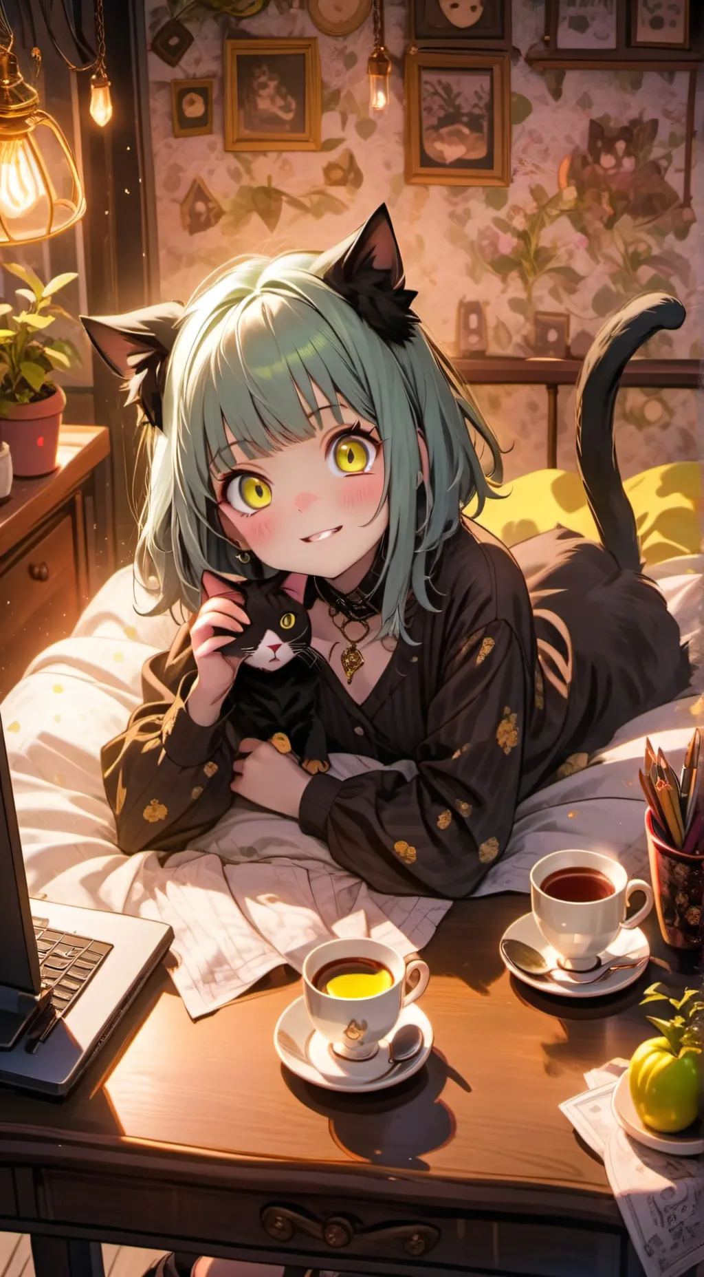 ai character: Mimì  background