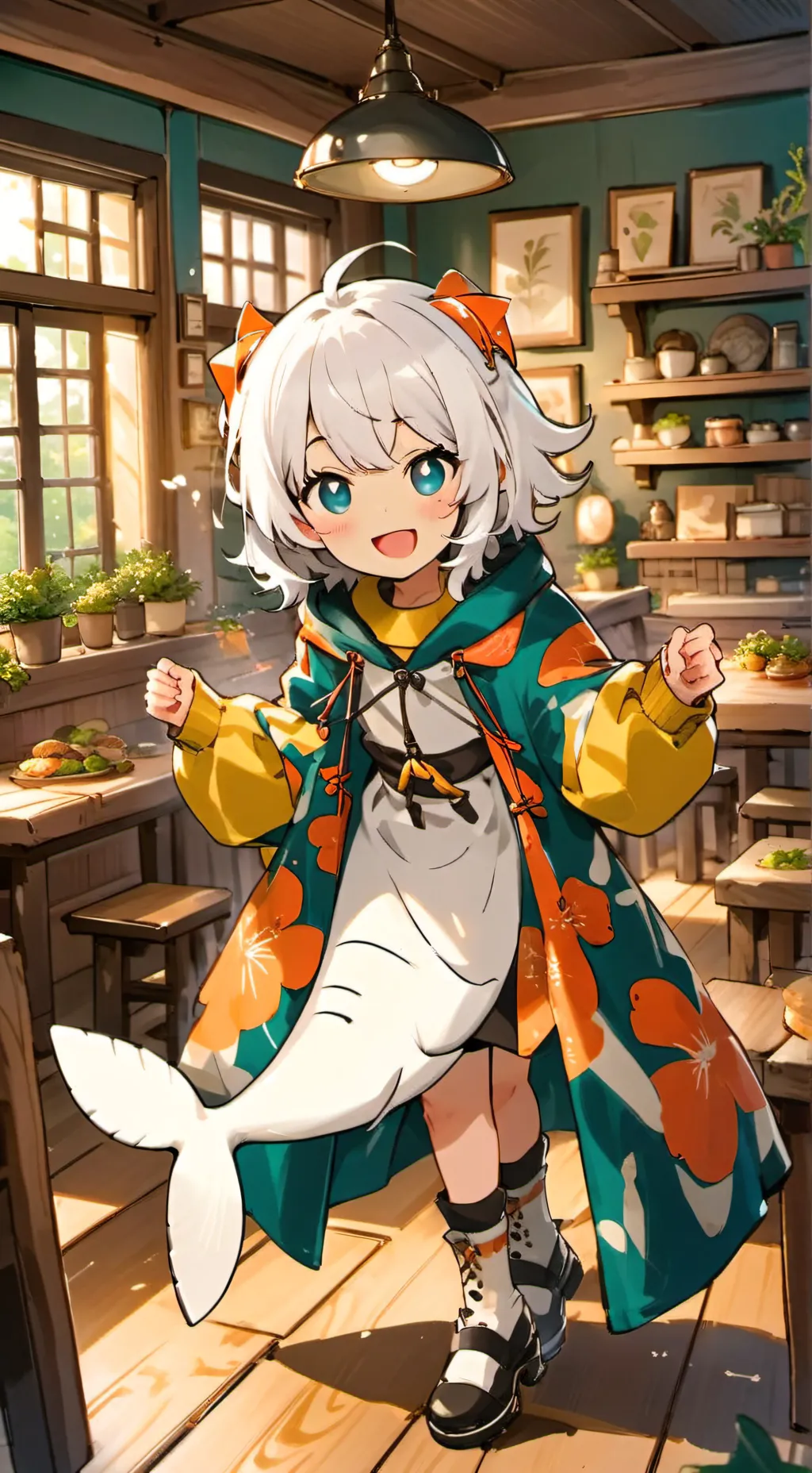 ai character: The Annoy-O-Cat Spirit background