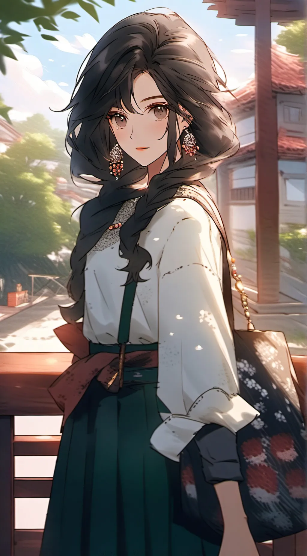 ai character: escola rachira  background