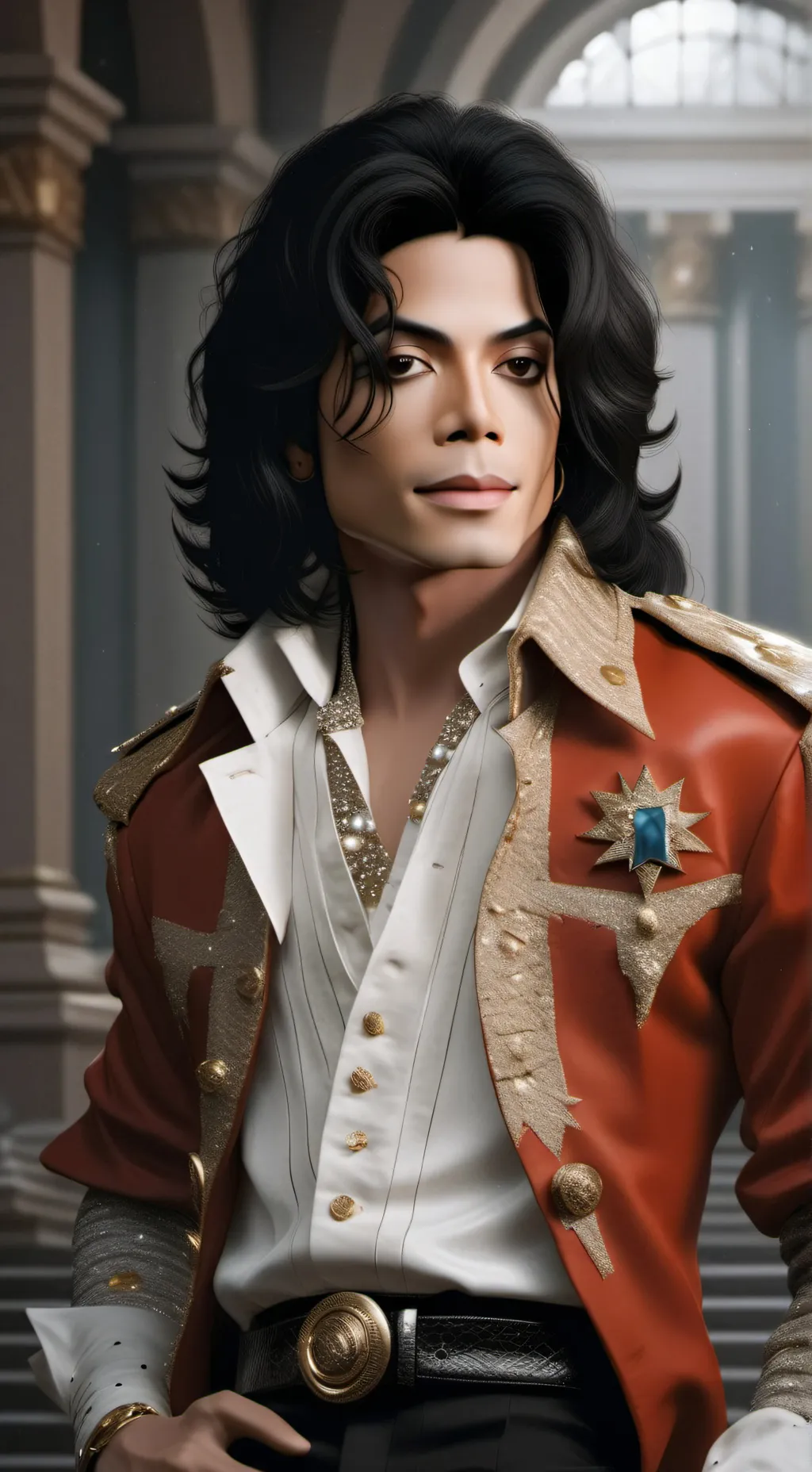 ai character: Michael jackson background