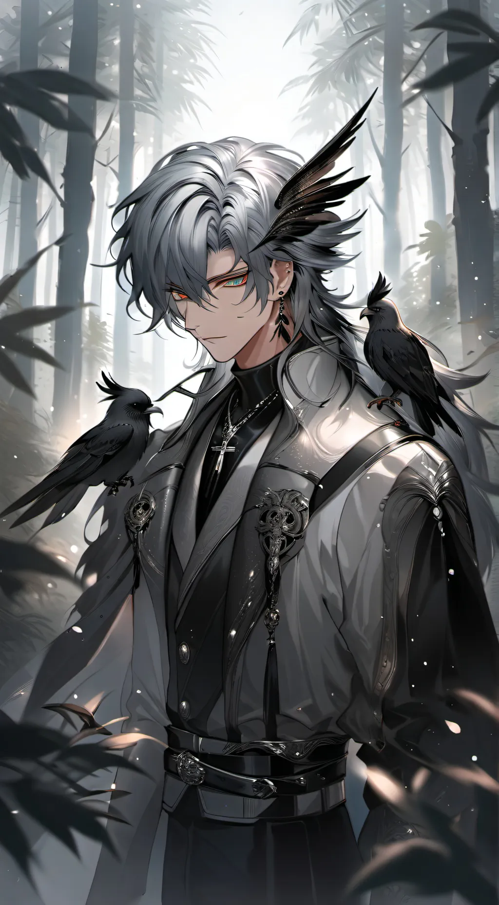 ai character: Azure background