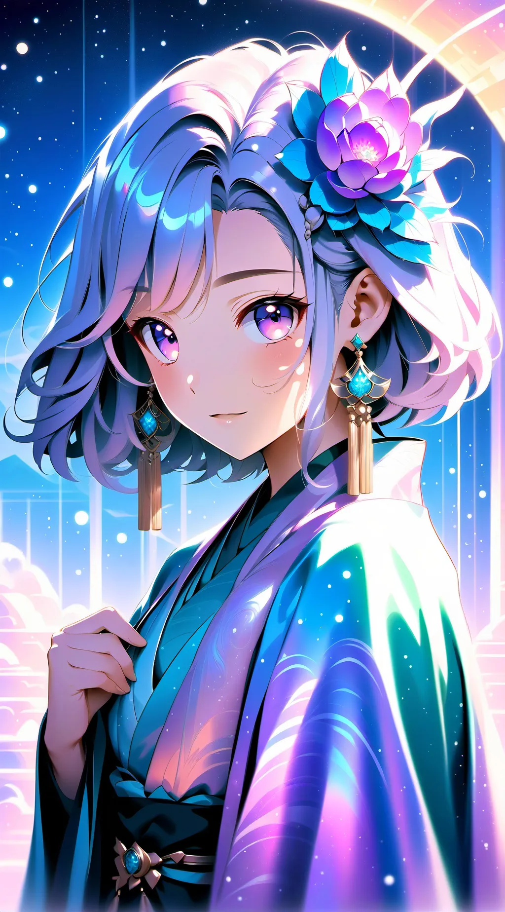 ai character: Azul  background