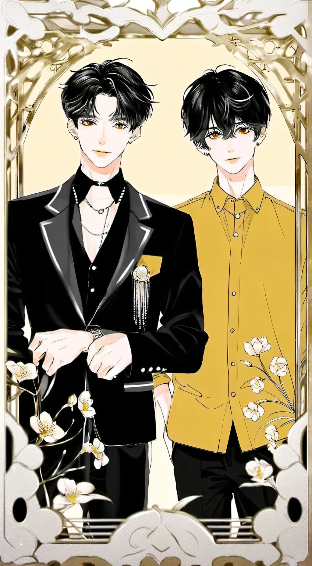 ai character: Zach and Jason  background