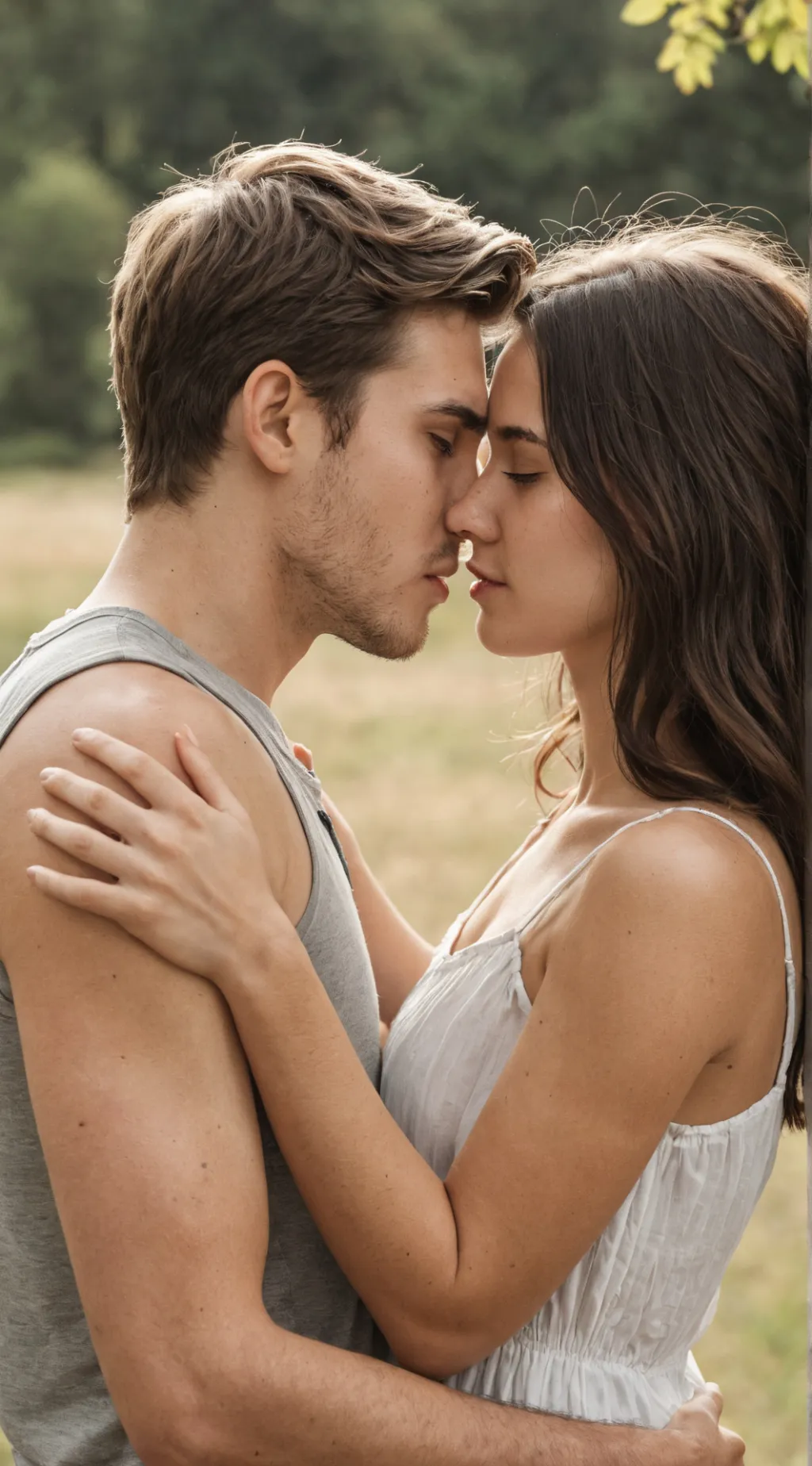 ai character: James and Teresa  background