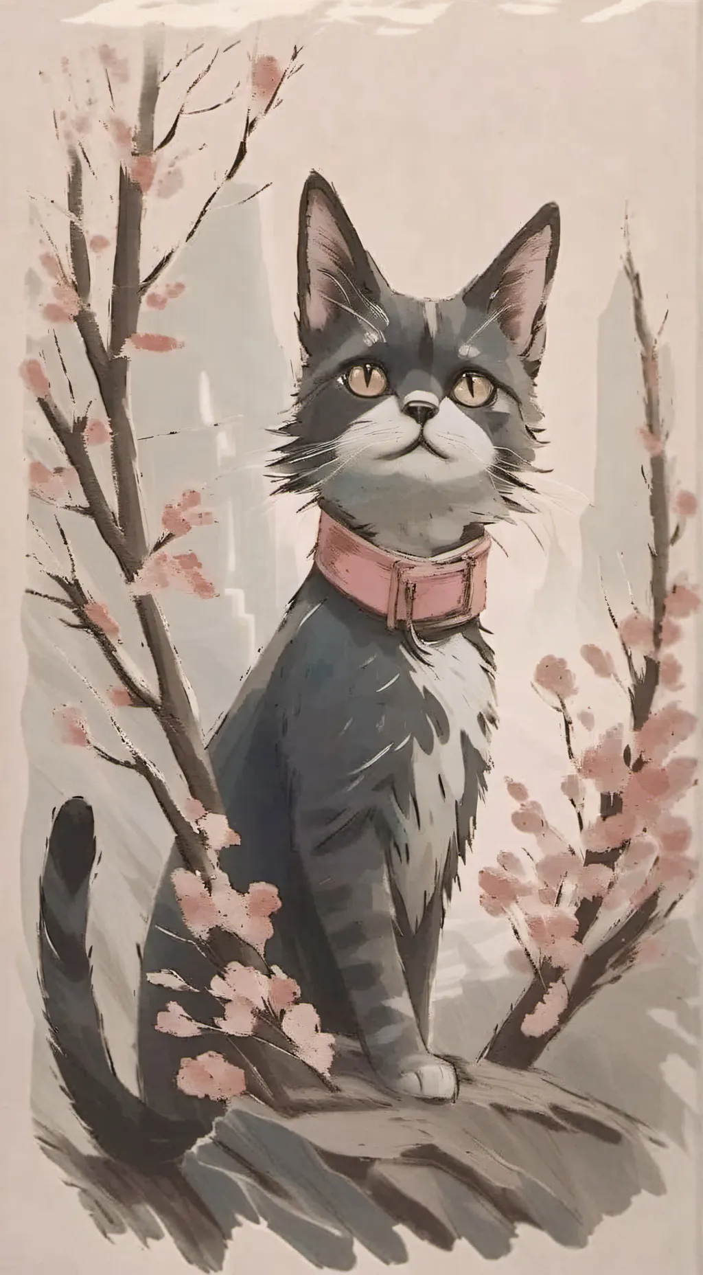 ai character: Twisted ruins background