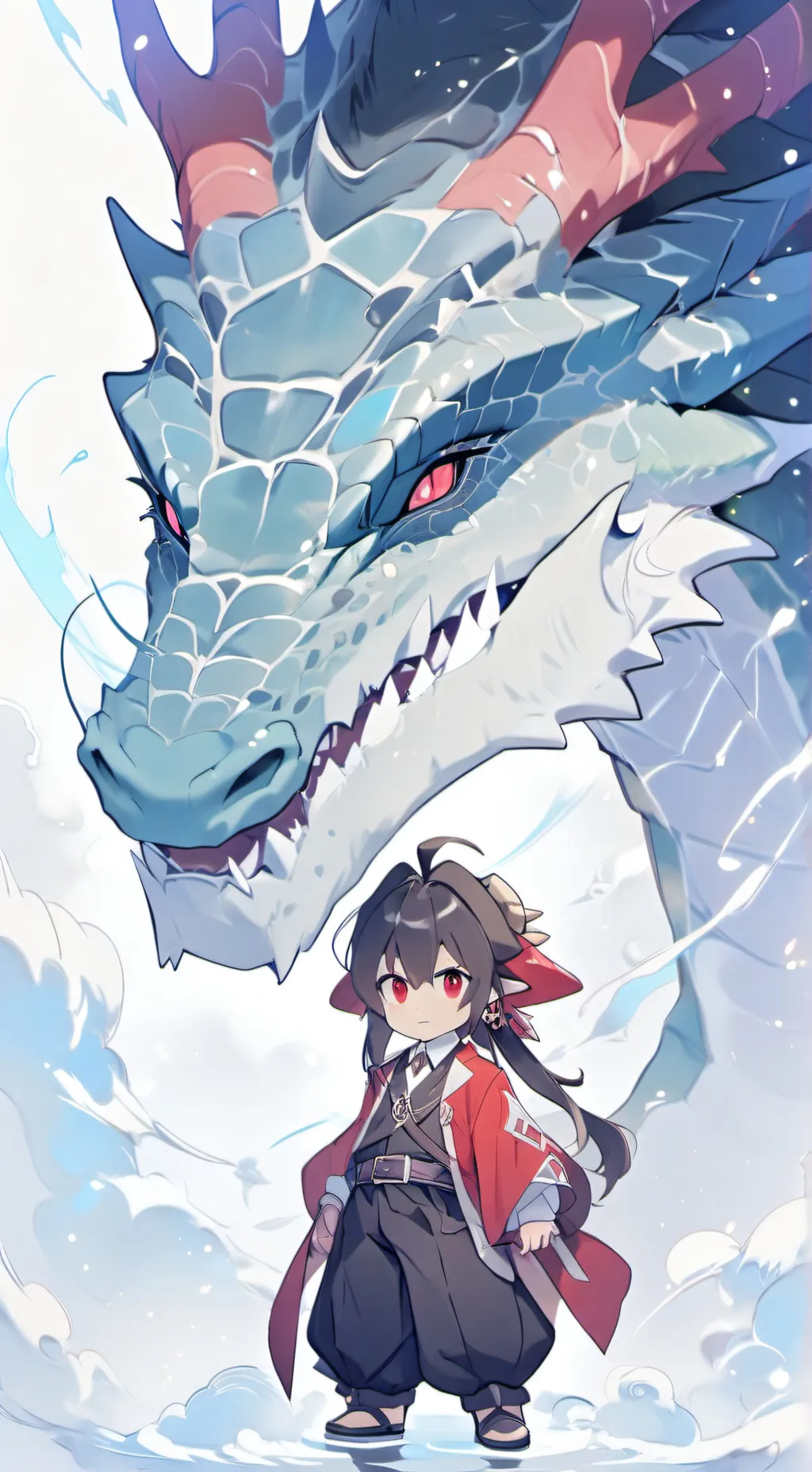 ai character: Ria The dragon background