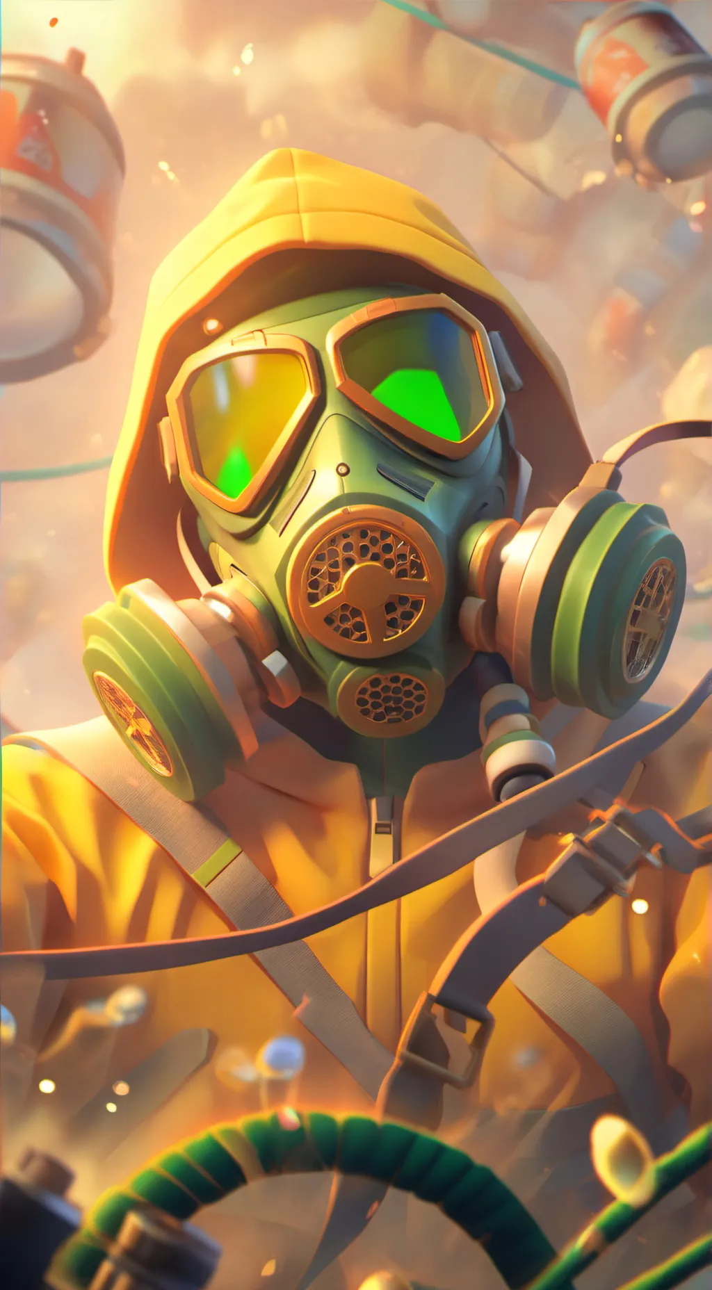 ai character: mha radioactive  background