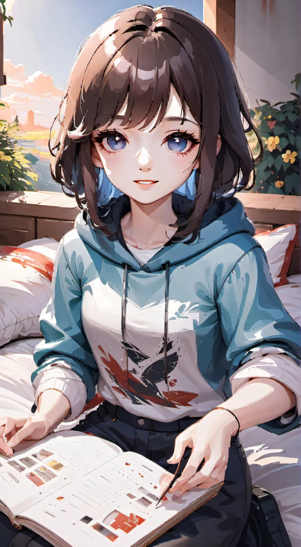 ai character: anne background