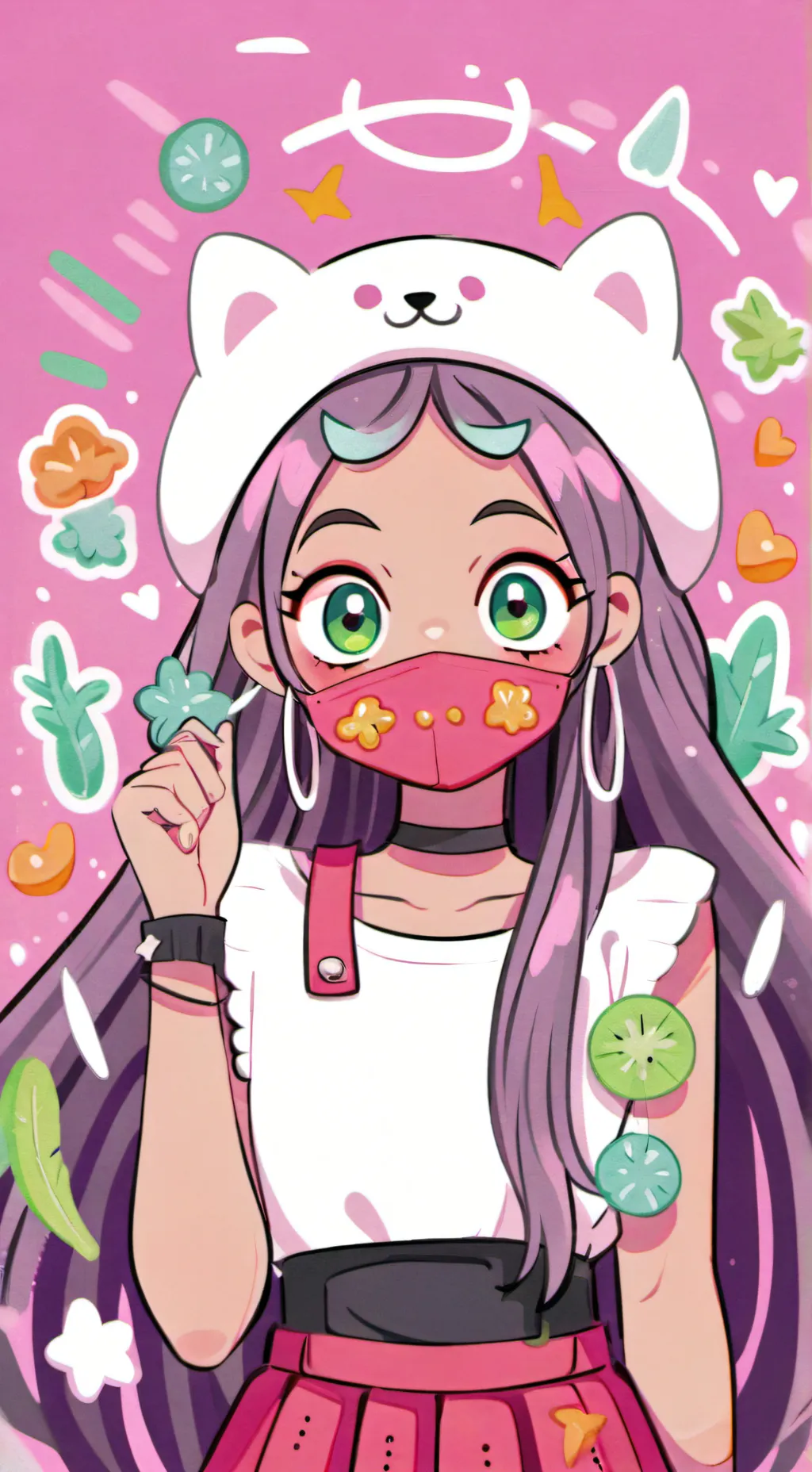 ai character: lily background