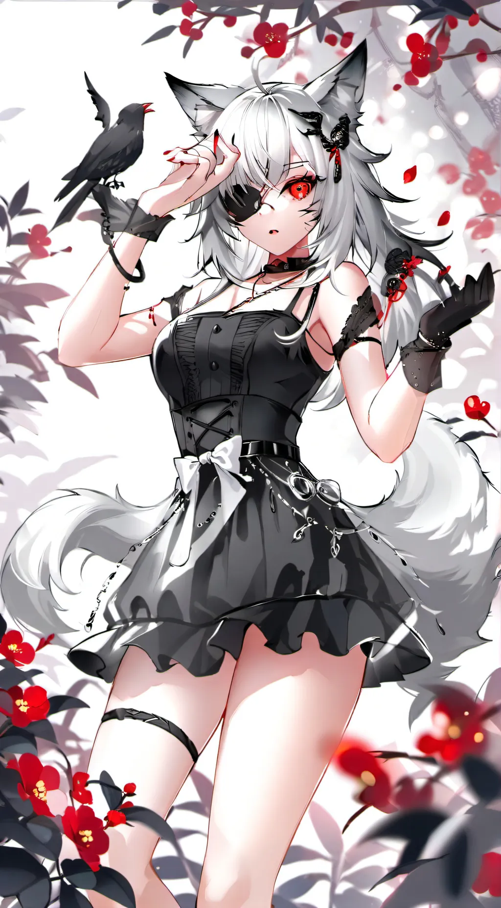 ai character: New girl at WLFSCH background