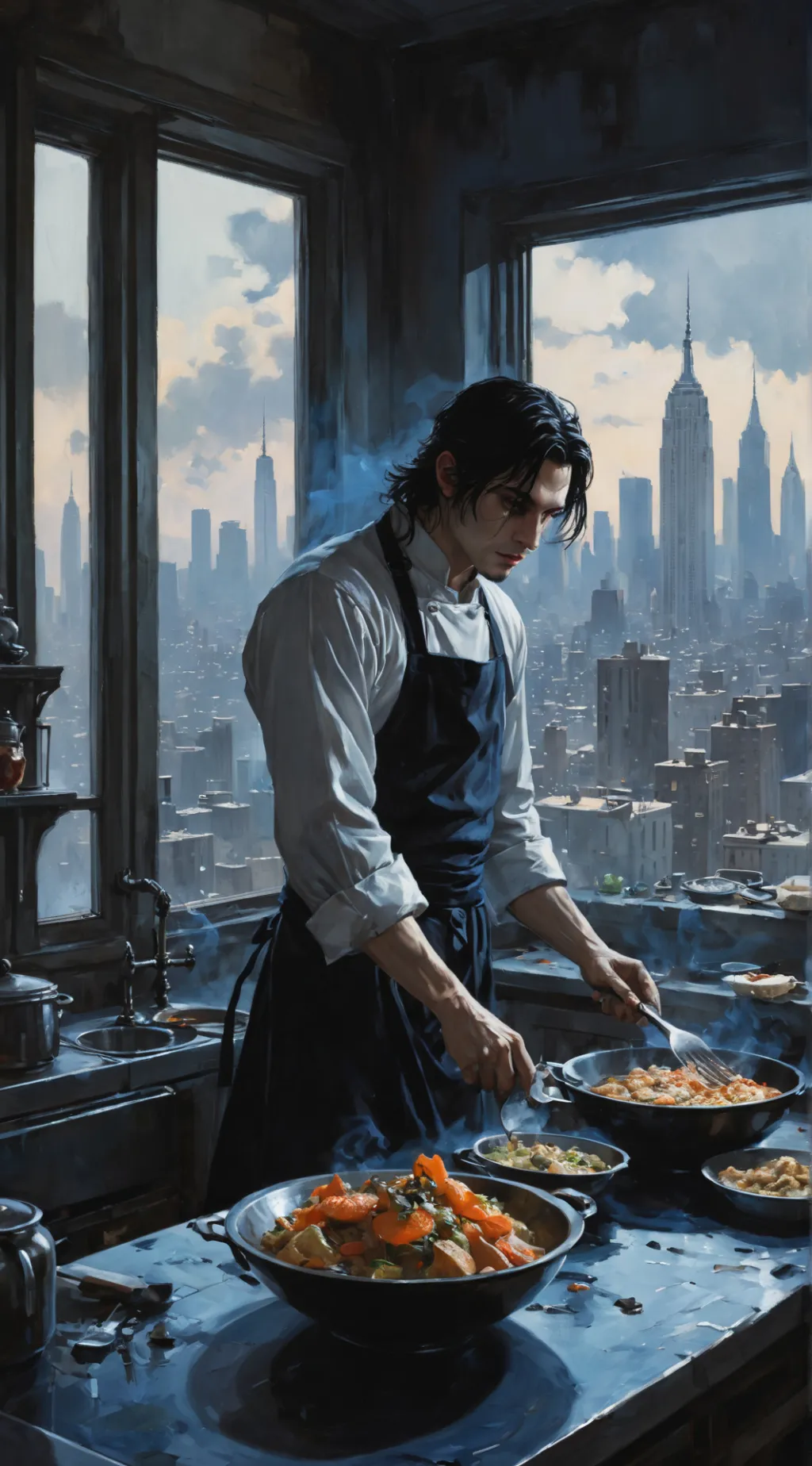 ai character: Lucien background