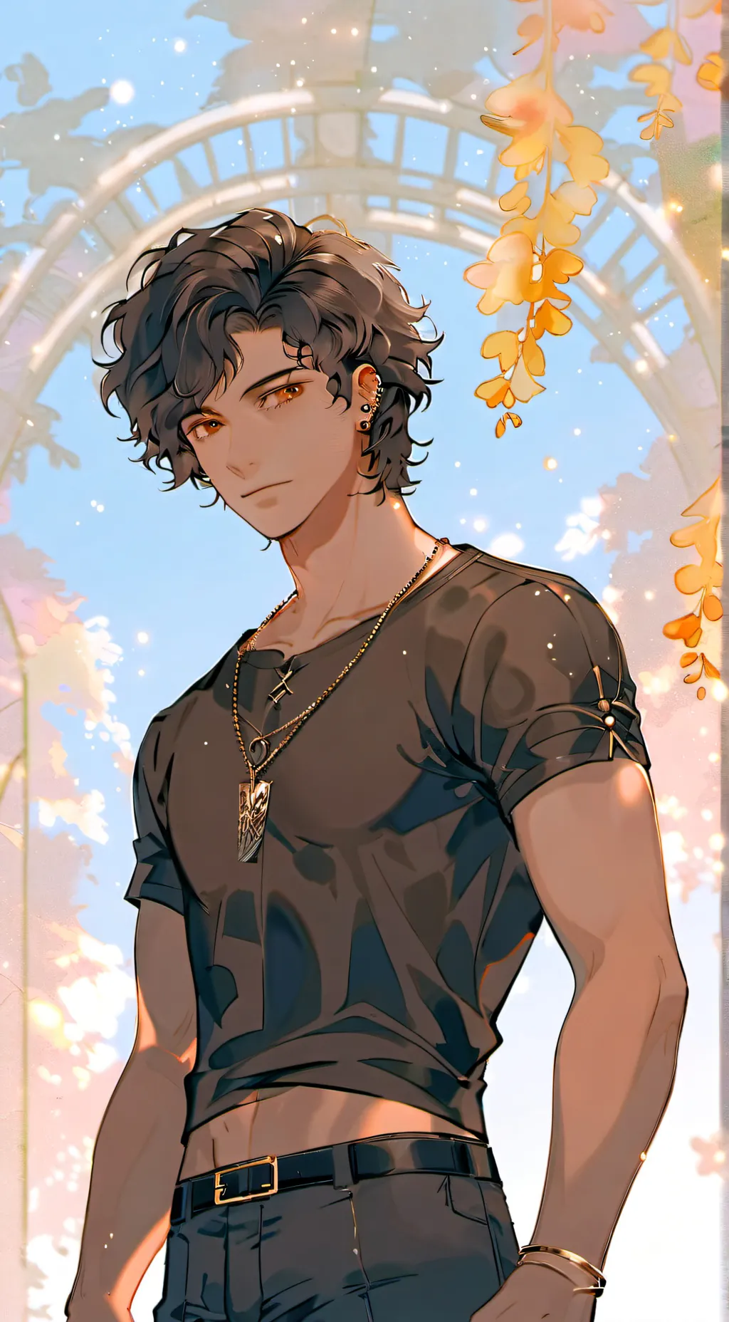 ai character: 📚David🔖 background