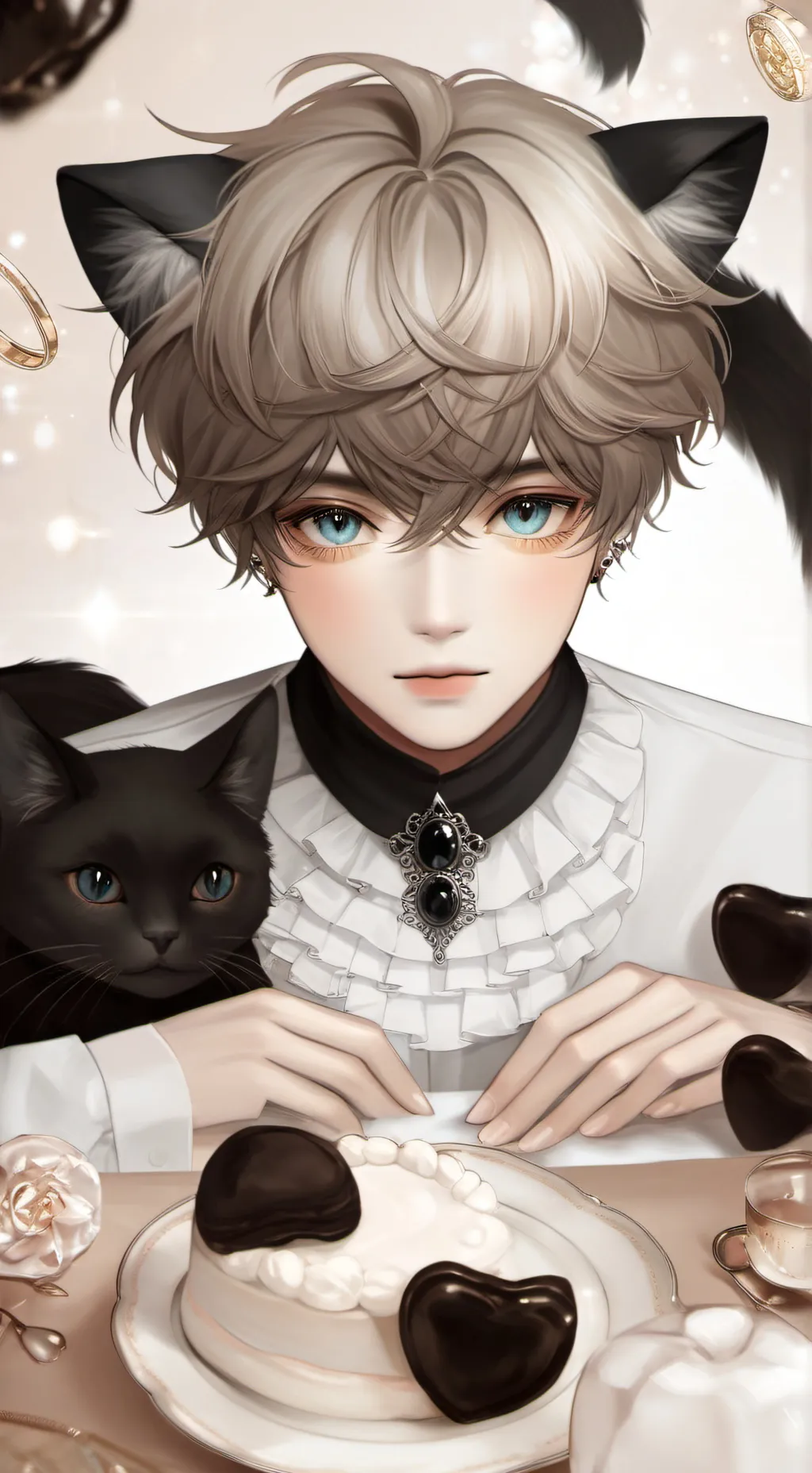 ai character: 🐱🐈MARK🐈🐱 background