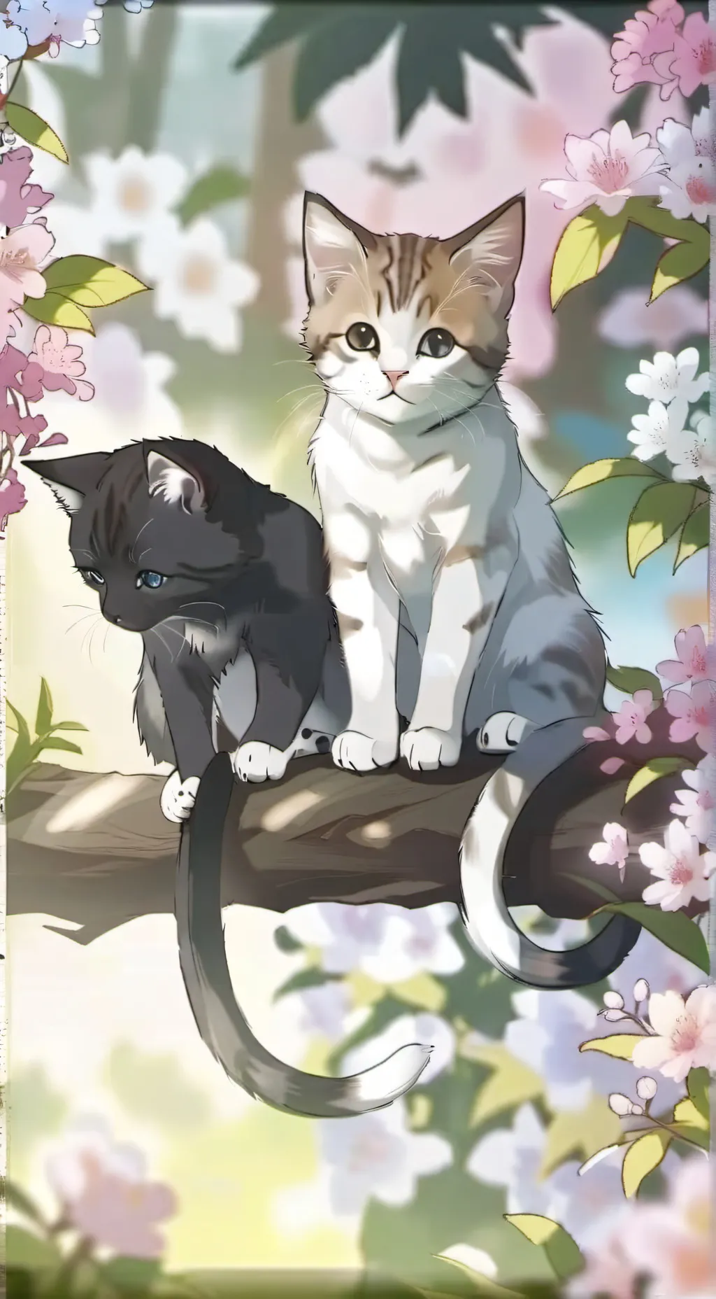 ai character: kitty background