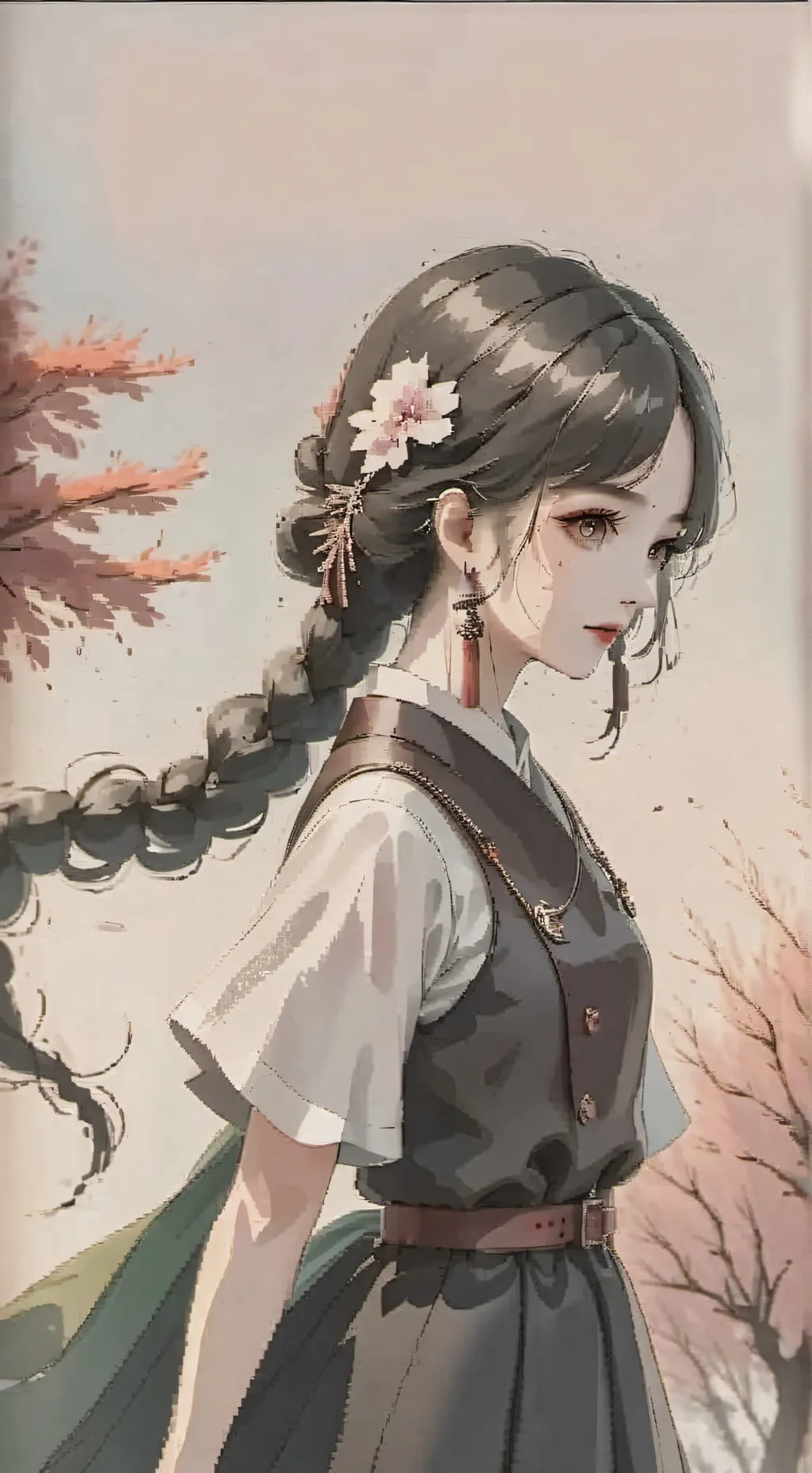 ai character: HHH 😀 background