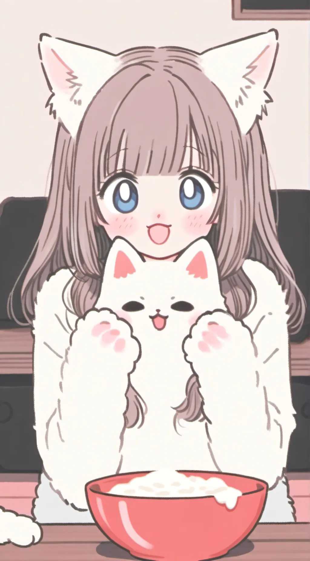 ai character: Snow Whiskers background