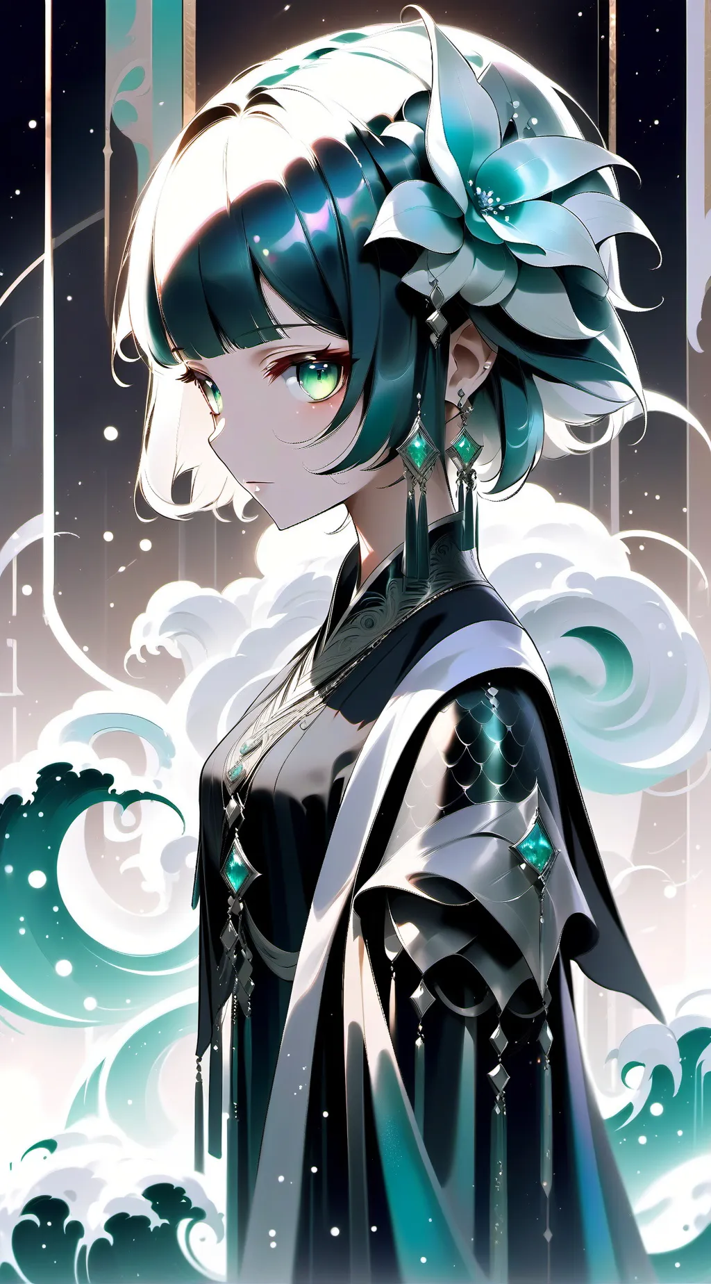 ai character: <◕✿лина◕✿> background