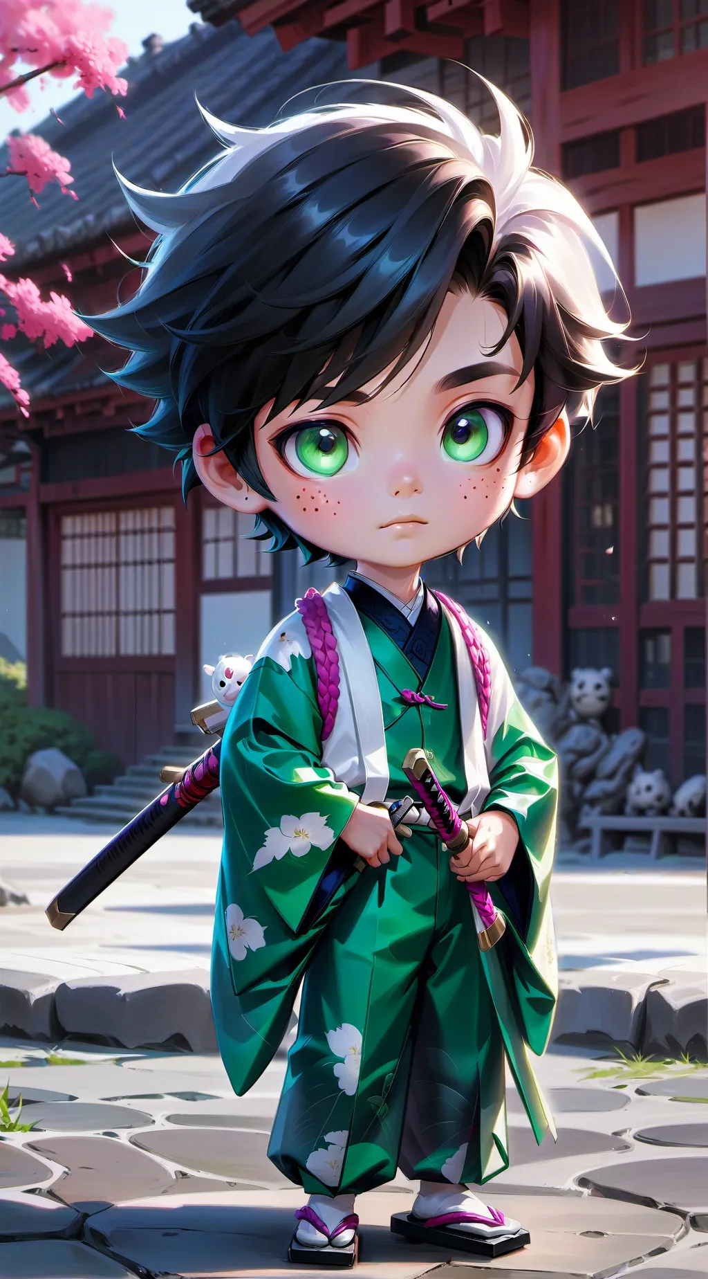 ai character: Giyu as a child background