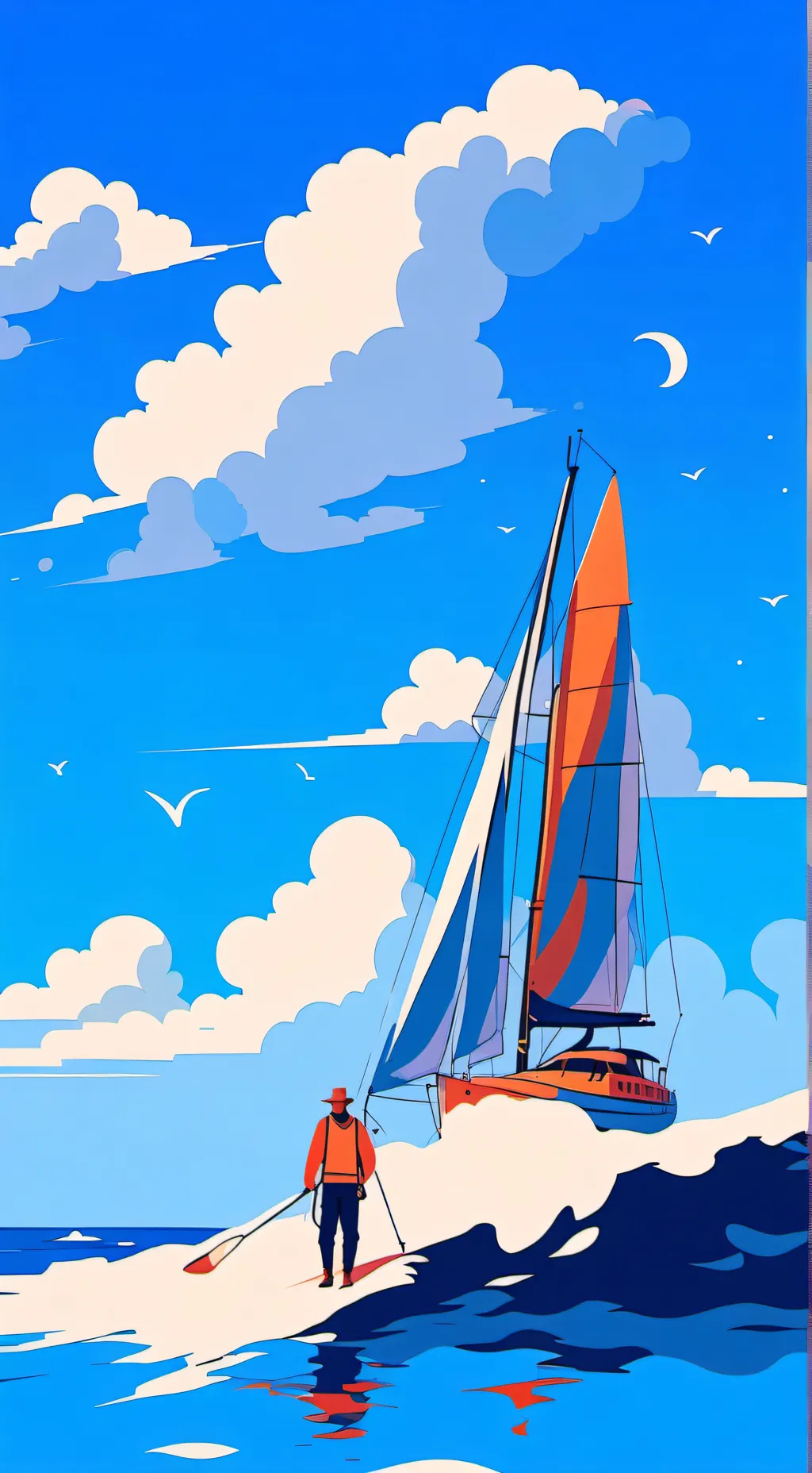 ai character: Clara Afton  background