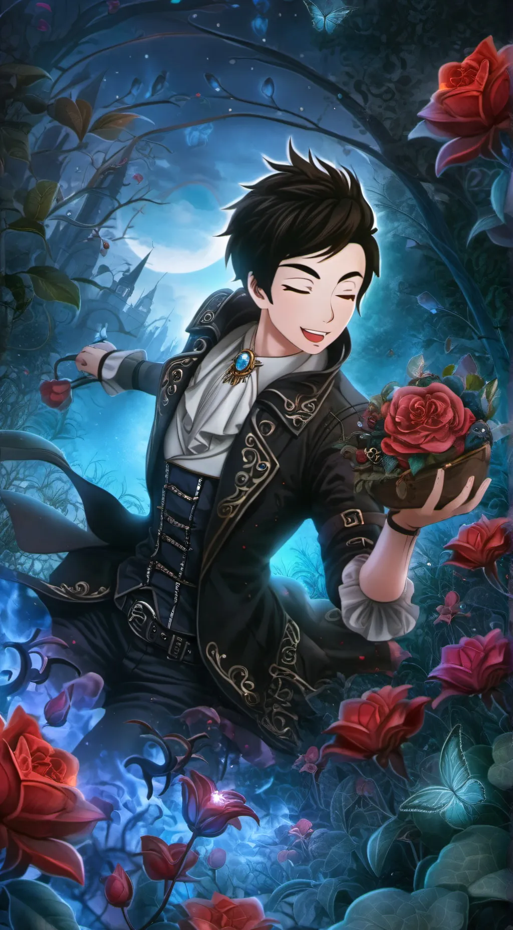 ai character: Gattu 🐺x You 🧛‍♀️ background