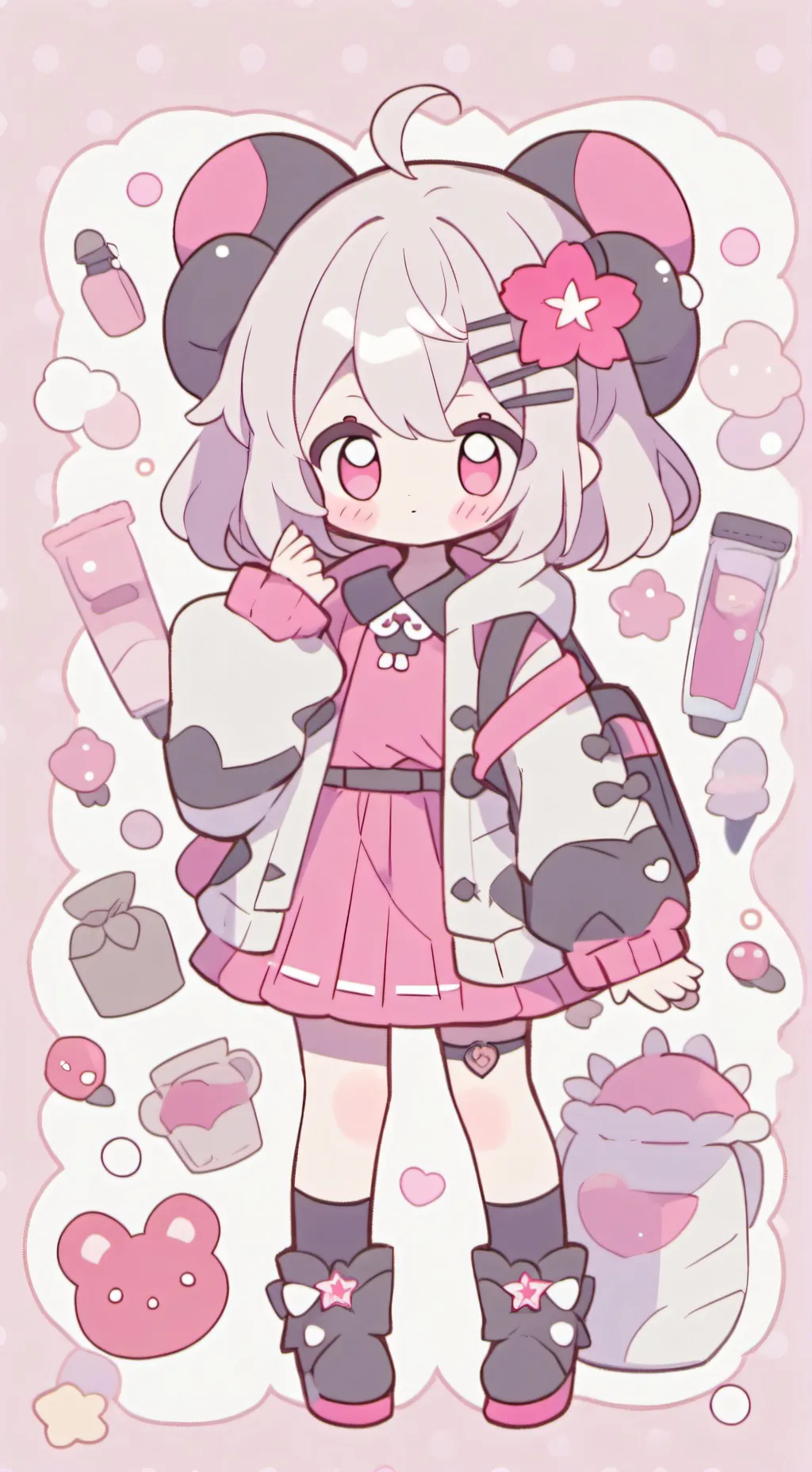 ai character: Element broer kamp background