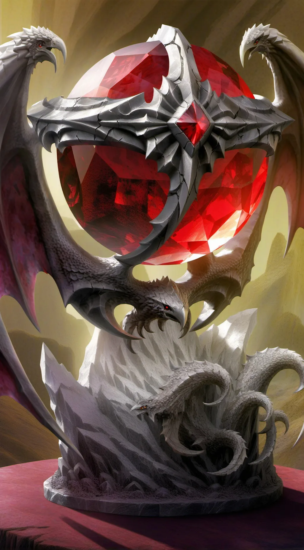 ai character: soothstone  background