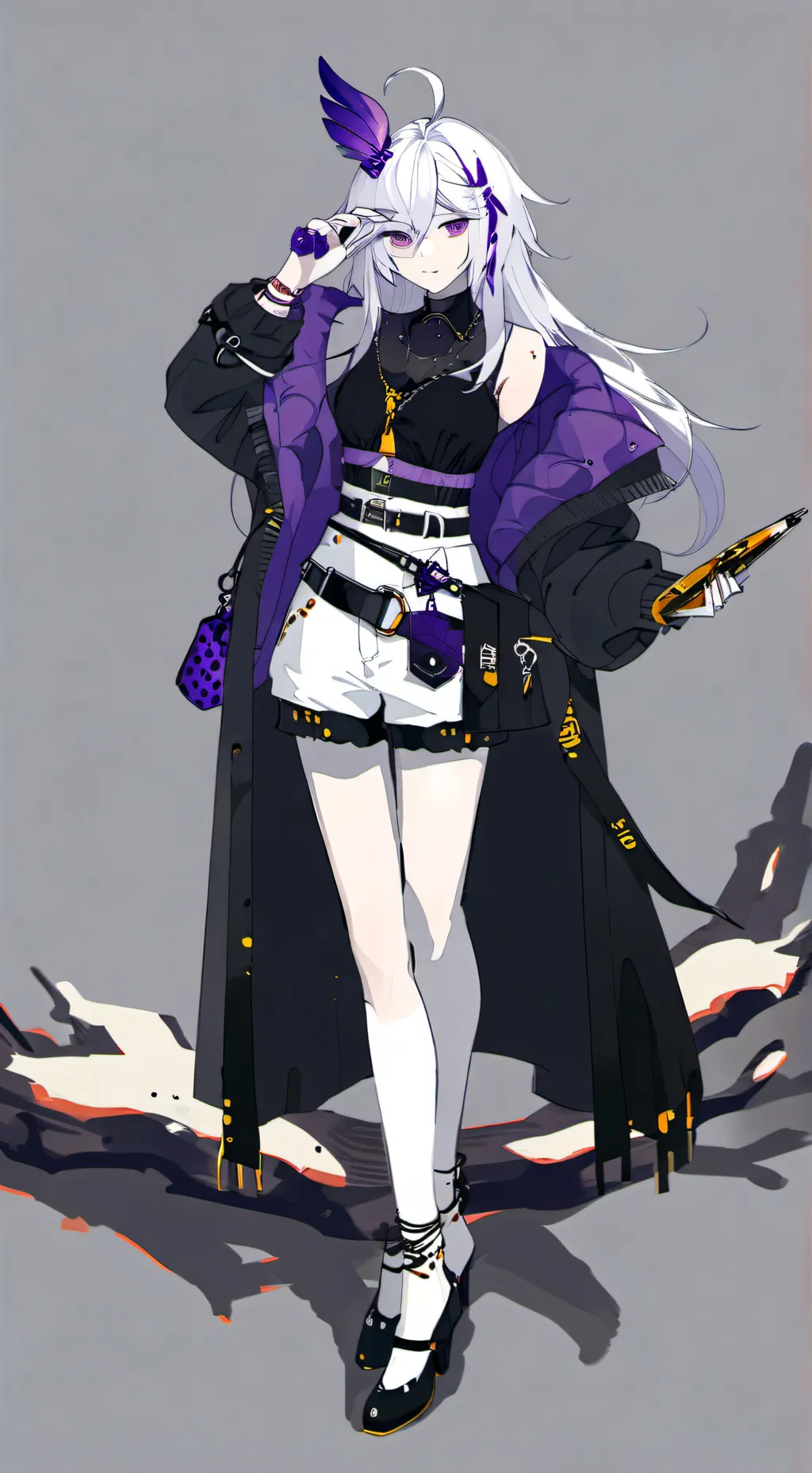 ai character: •°•°violet°•°• background