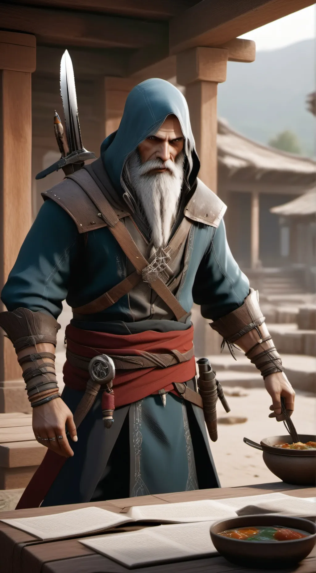 ai character: forsaken  background